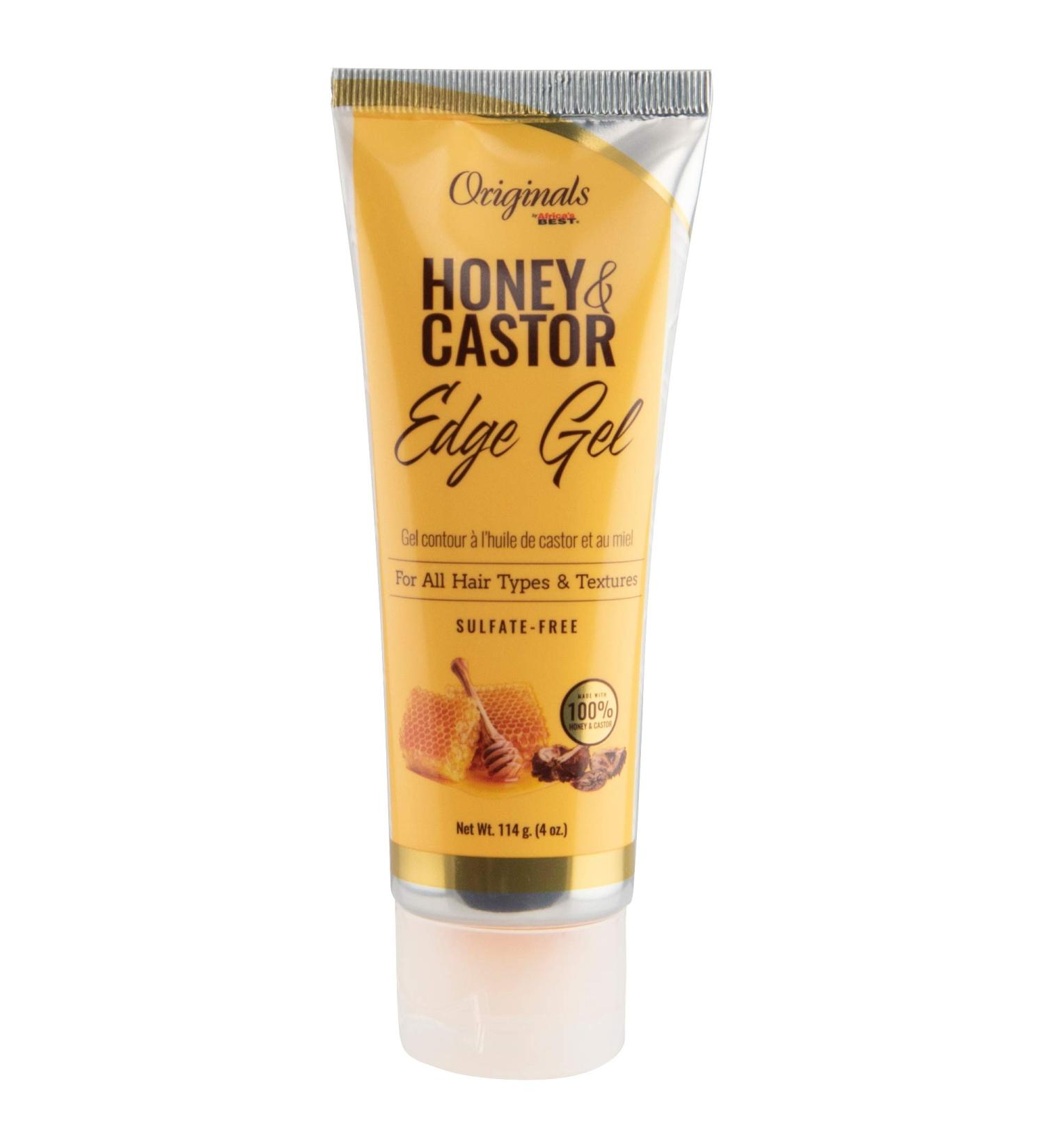 Africa's Best Originals Honey and Castor Edge Hair Gel - Sulfate-Free 4 oz - Buy Online on SooperMarket.com