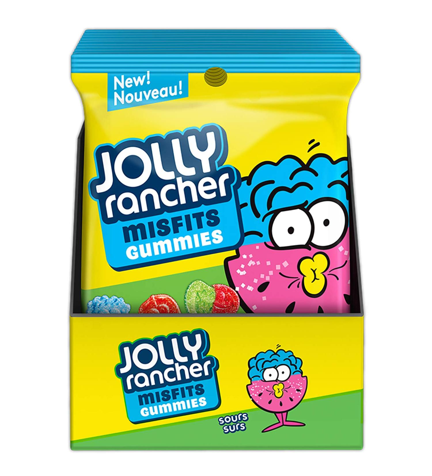 Jolly Rancher Misfits Assorted Sour 10 x 182g - Buy Online on SooperMarket.com