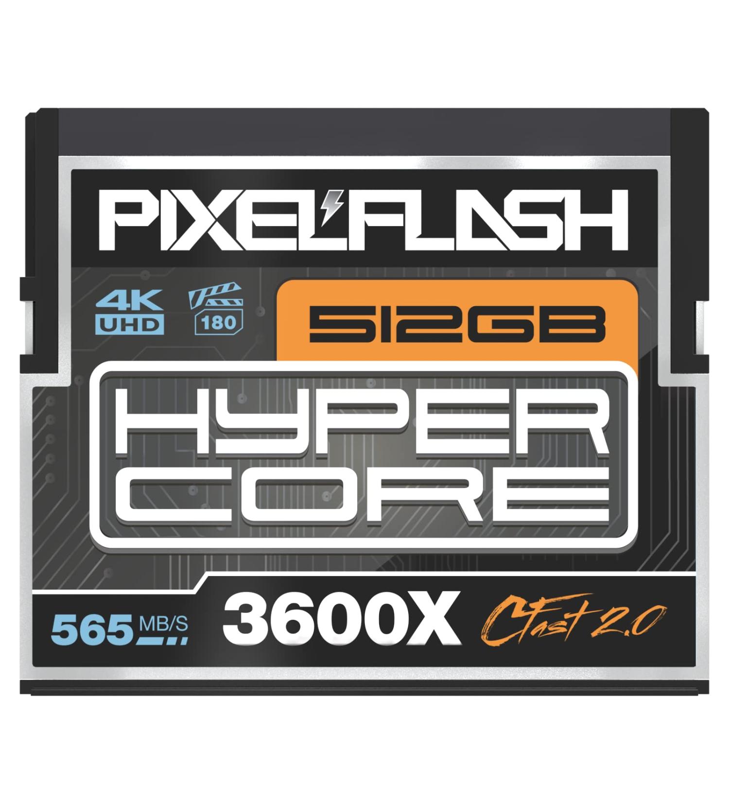 512GB PixelFlash HyperCore CFast 2.0 Memory Card | 3600X Speed | 560MB/s | VPG-130 | Lab Tested-Certified | 2022 Model - Buy Online on SooperMarket.com