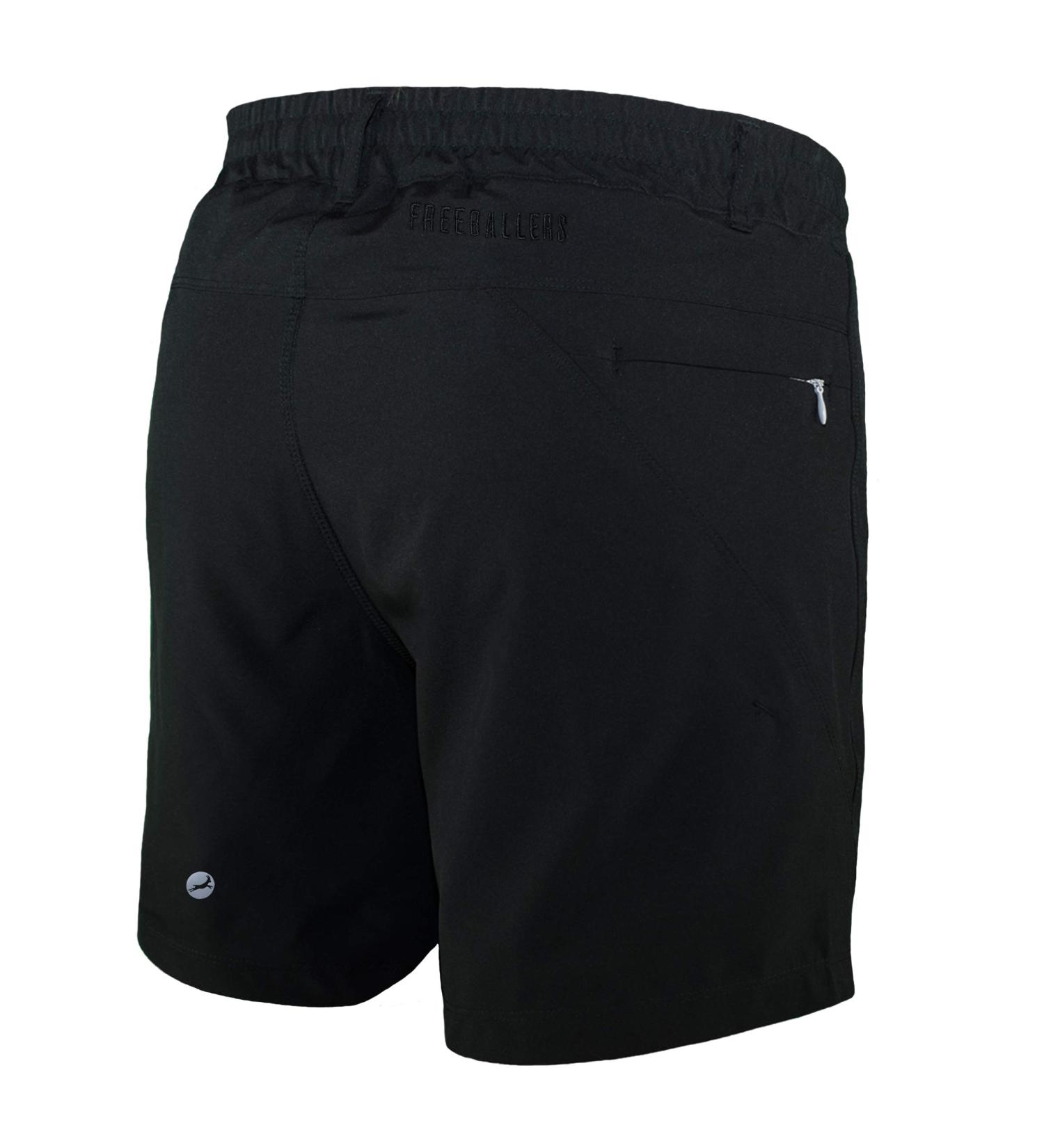 Meripex Apparel Men's Freeballer 8 Athletic Gym Shorts - X-Large Jet Black - Buy Online on SooperMarket.com