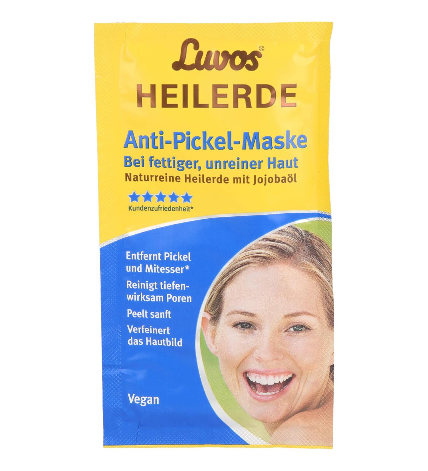 Luvos Healing Clay Anti-Pimple Mask 15 ml Face Mask 15 ml (Pack of 1)
