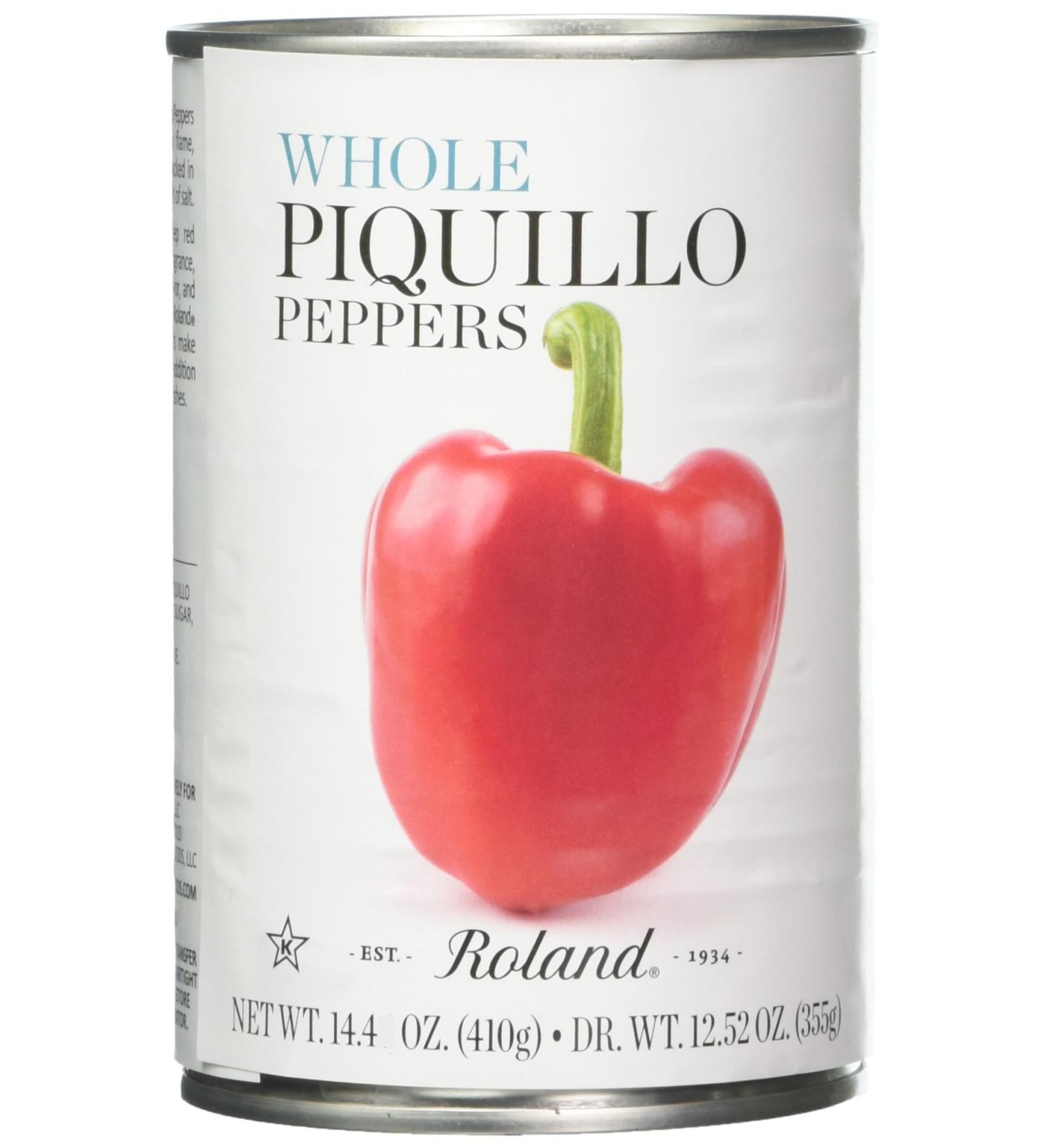 Roland Foods Whole Red Piquillo Peppers  Specialty Imported Food  14.4-Ounce  Pack of 4 14.4 Ounce (Pack of 4) - Buy Online on SooperMarket.com