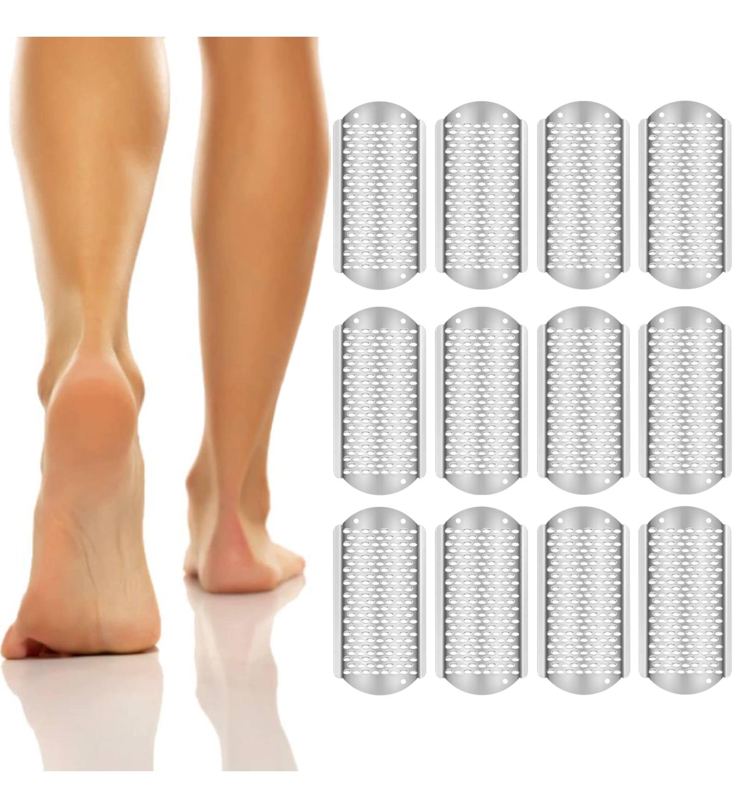 12 PCS Stainless Steel Foot Grater Set - Professional Callus Remover for Feet - Buy Online on SooperMarket.com