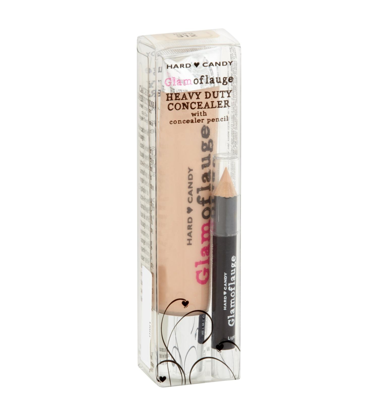 Hard Candy Glamoflauge Heavy Duty Concealer with Pencil - Light Shade | Long-lasting Coverage - Buy Online on SooperMarket.com