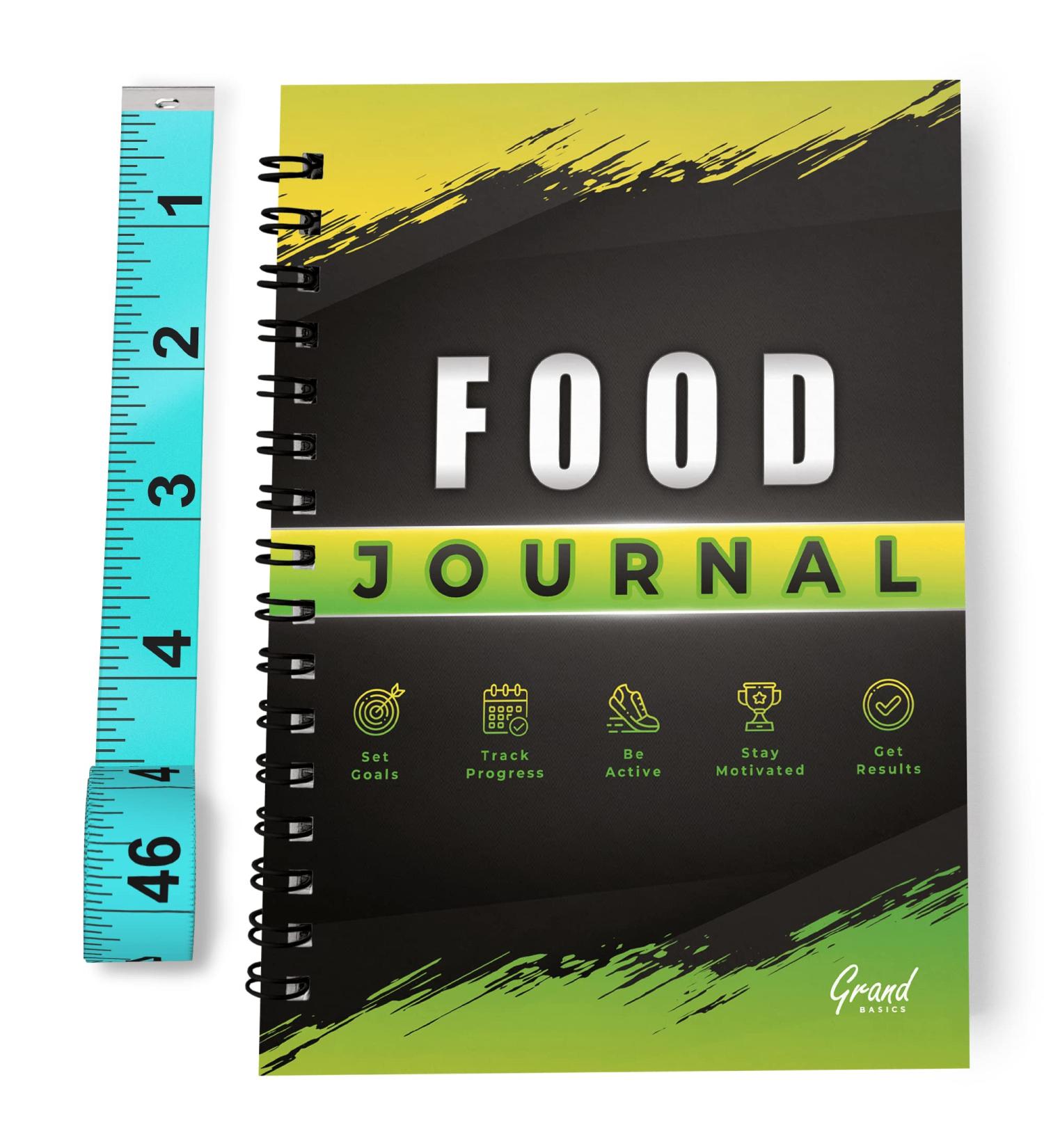 Advanced Food Journal for Women & Men - Daily Nutrition & Weight Loss Tracker with Body Measuring Tape - Diet Planner for Weightloss & Meal Tracking - Buy Online on SooperMarket.com