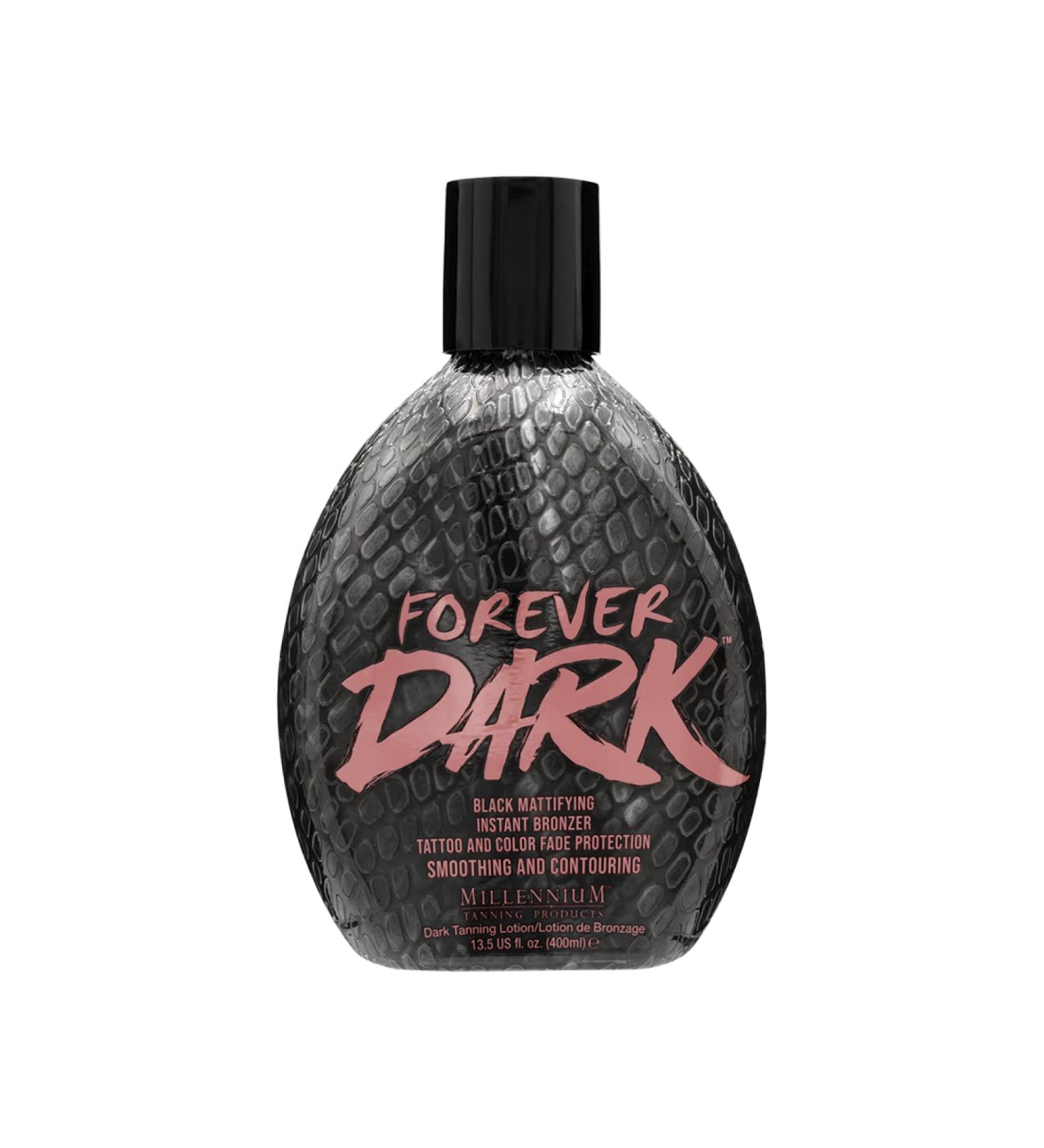 Millennium Tanning Forever Dark Black Mattifying Instant Bronzer Tanning Lotion 13.5oz - Skin-Perfecting Formula - Buy Online on SooperMarket.com