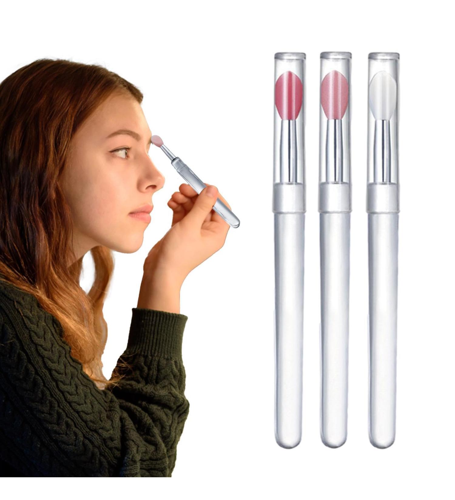Teksome Silicone Lip Applicator - Reusable Lip Balm Applicator Portable Silicone Lip Brush Lip Gloss Balm Applicator Eyeshadow Lip Scrub Brush Applicator Lip Applicators - Buy Online on SooperMarket.com