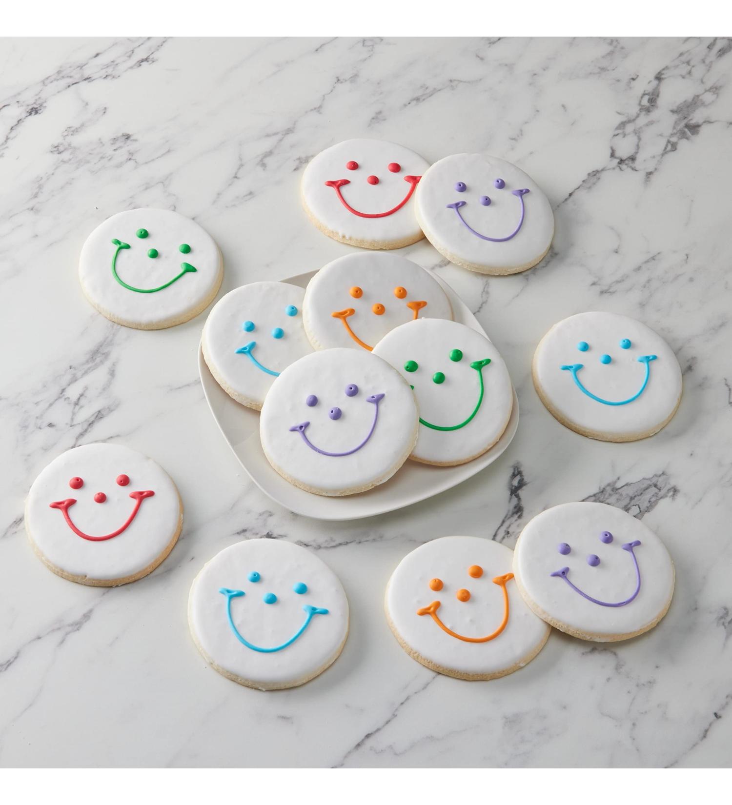 Nut-Free Original Smiley Cookies - 12 Individually Wrapped Packs - Buy Online on SooperMarket.com