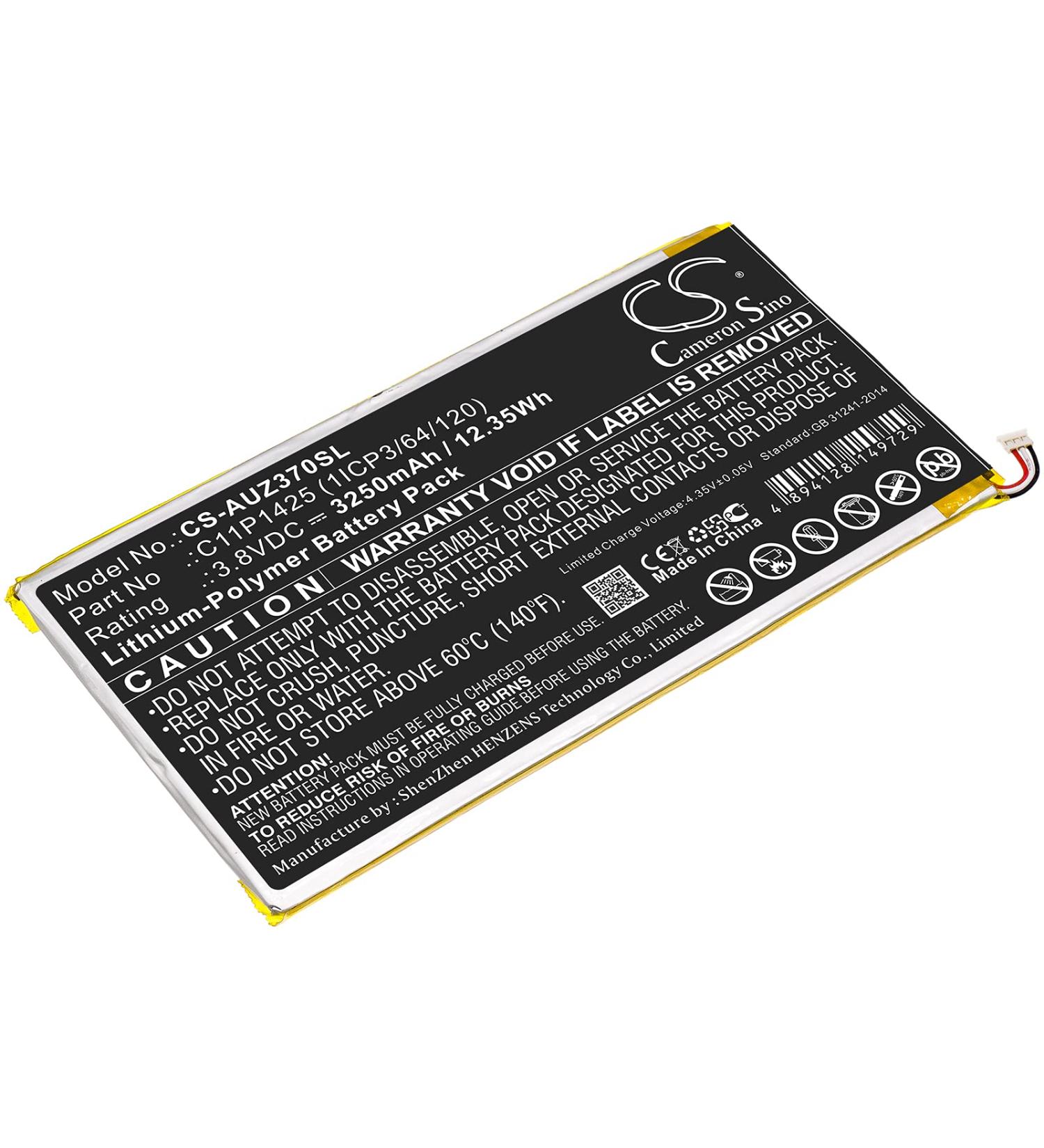 Buy 3250mAh Replacement Battery Compatible with 0B200-01510100 C11P1425 for M700C M700KL Z370C Models - International Shipping Available - Buy Online on SooperMarket.com