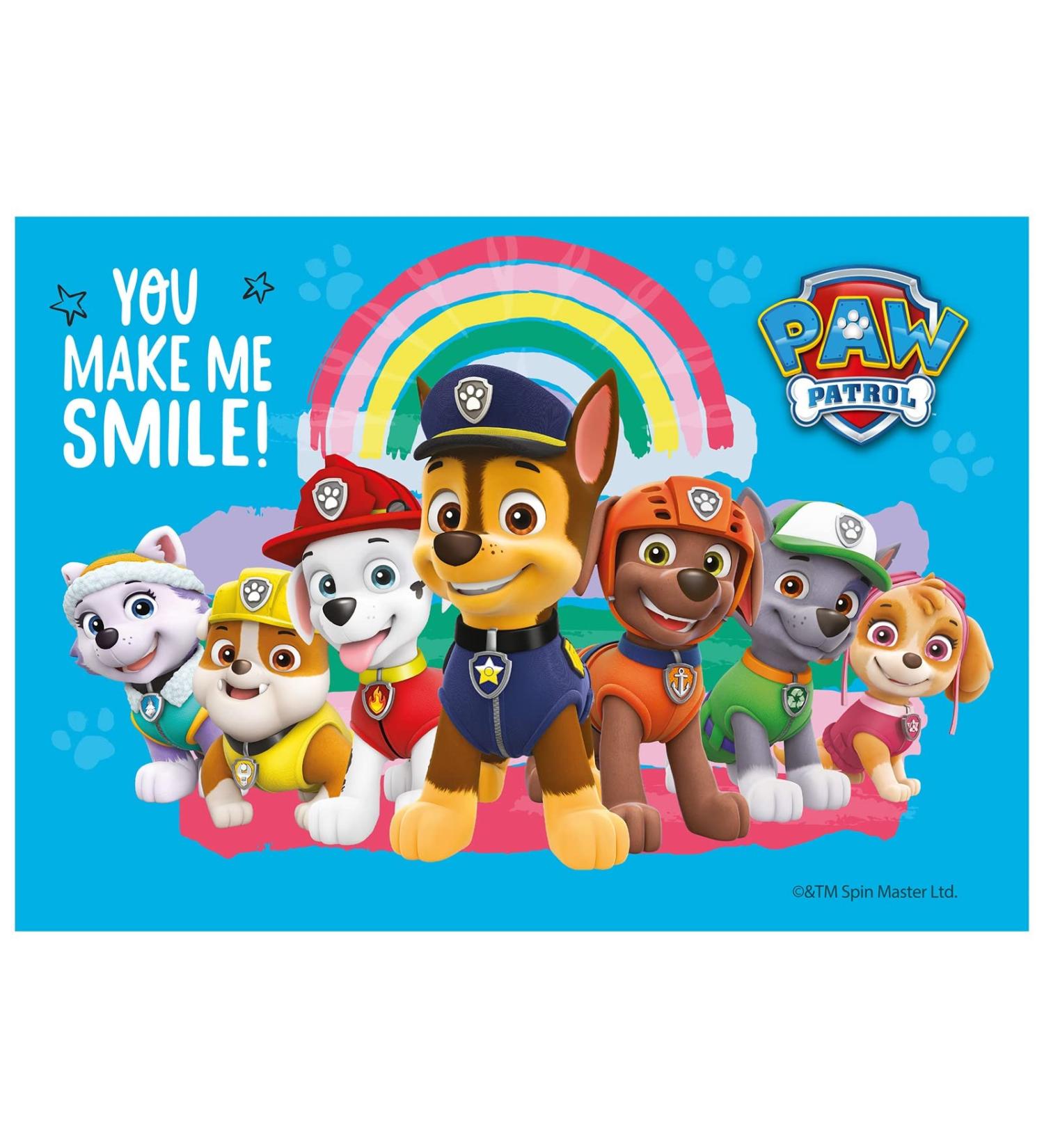 Dekora Paw Patrol Edible Cake Topper Children's Birthday Decoration A5 Wafer - Buy Online on SooperMarket.com