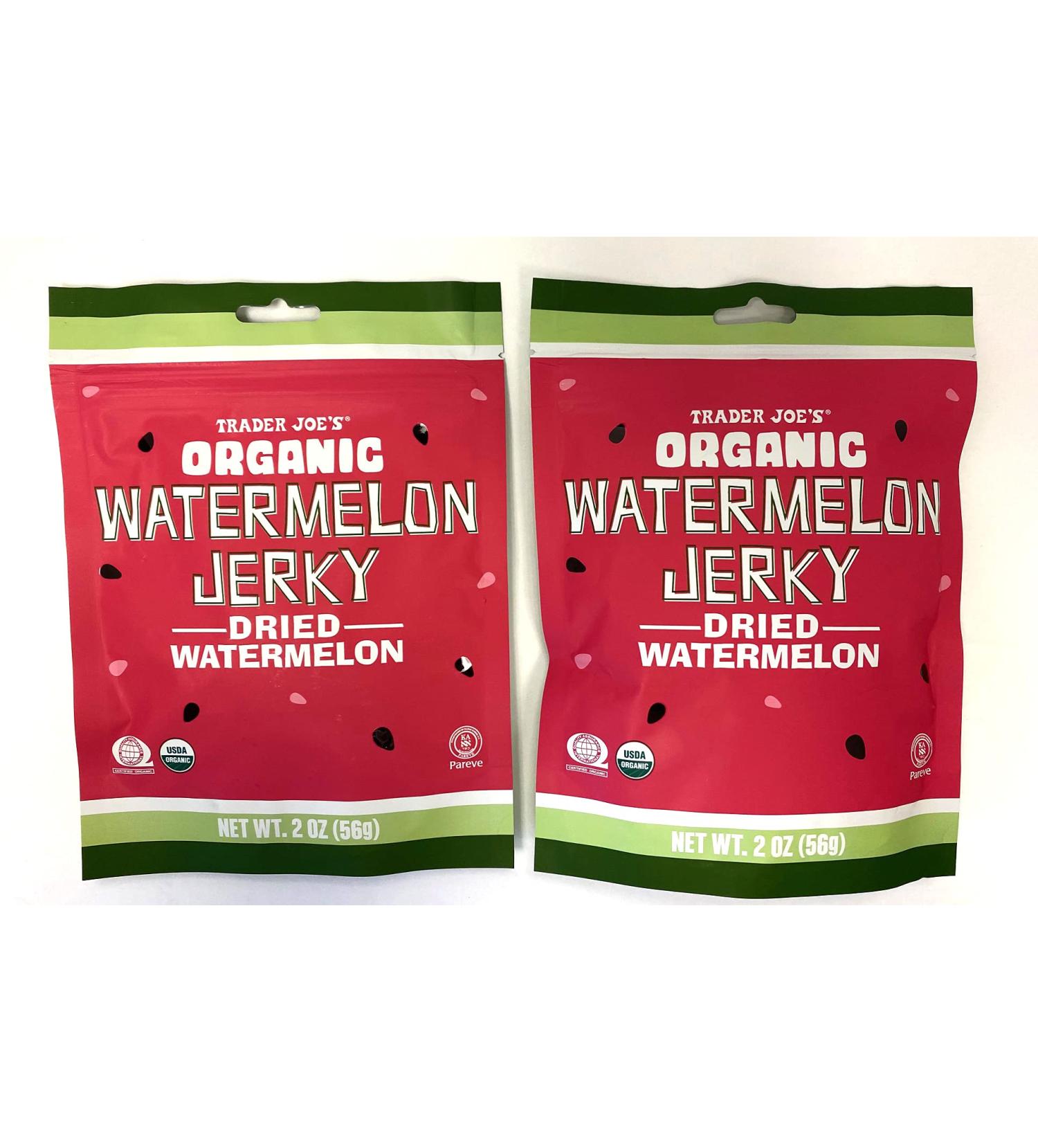 Organic Watermelon Jerky - Dried Watermelon (2 Packs) | Delicious & Healthy Snack - Buy Online on SooperMarket.com