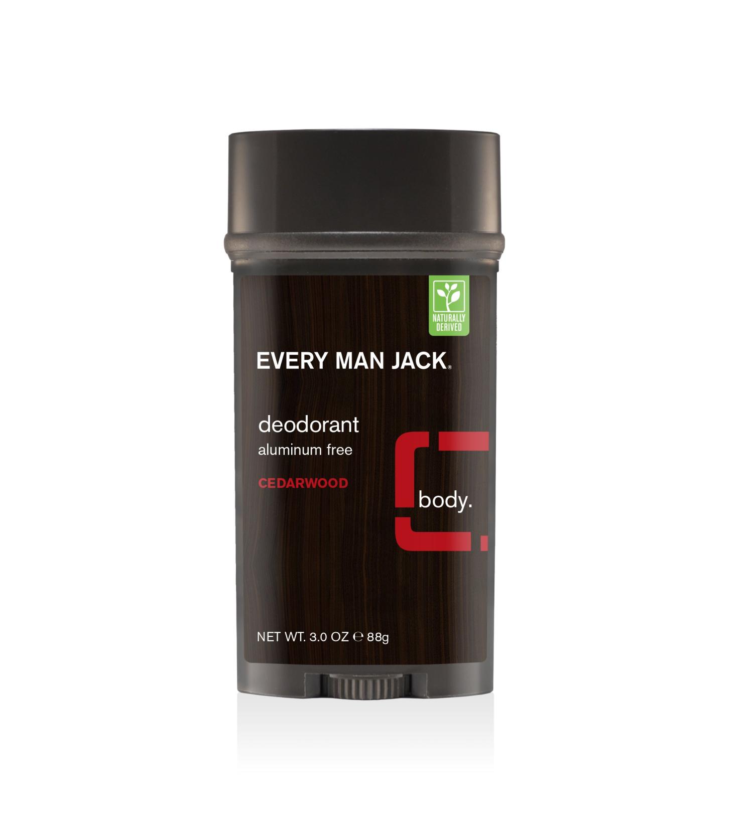 Every Man Jack Cedarwood Deodorant 3.0 oz - Natural Protection - Buy Online on SooperMarket.com