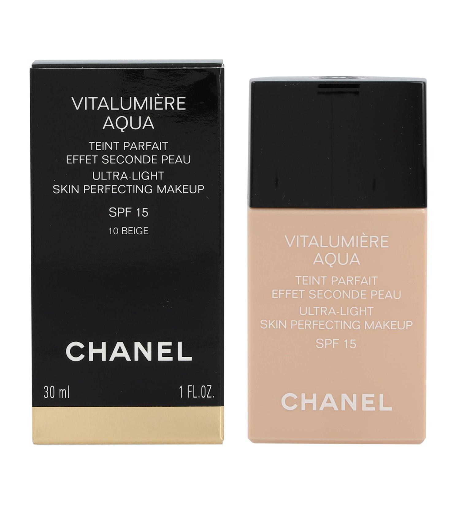 Chanel Vitalumiere Aqua Ultra Light Skin Perfecting Makeup SPF15 - 10 Beige 30ml - Buy Online on SooperMarket.com