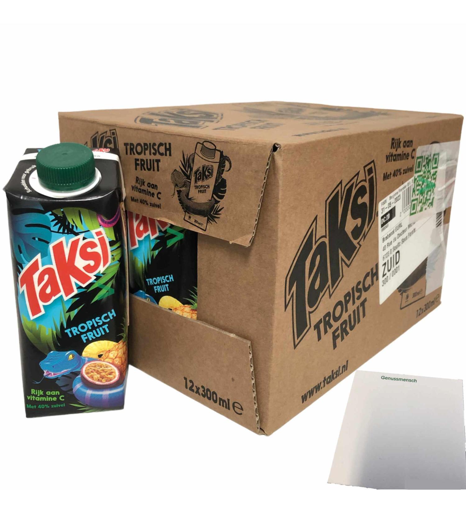 Taxi Tropical Fruit Drink - Exciting 12x300ml Pack | International Shipping Available - Buy Online on SooperMarket.com