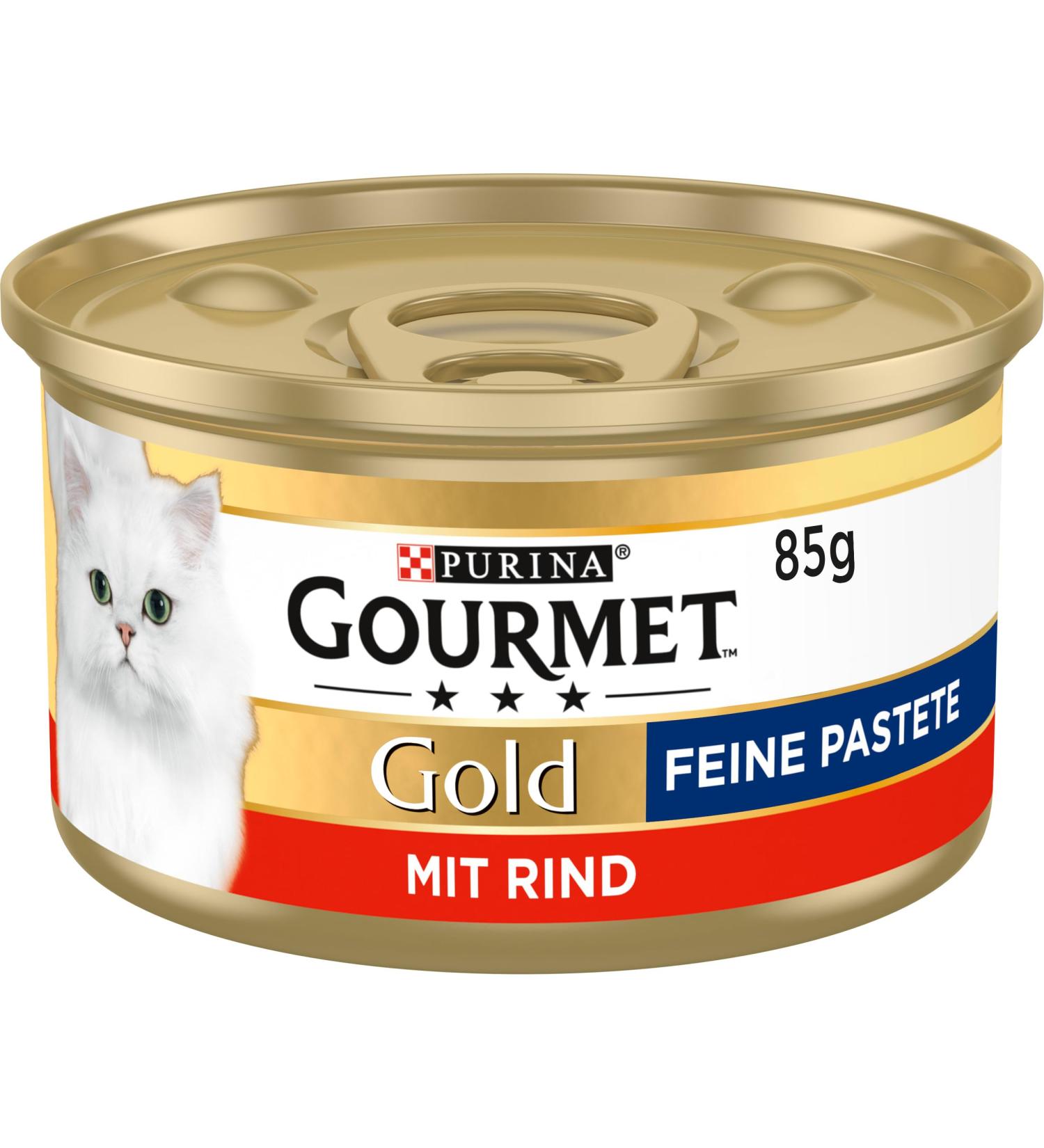 Buy Gourmet PURINA GOURMET Gold Fine Pate Wet Cat Food with Beef 12 Pack (12 x 85g) - Premium International Shipping - Buy Online on SooperMarket.com