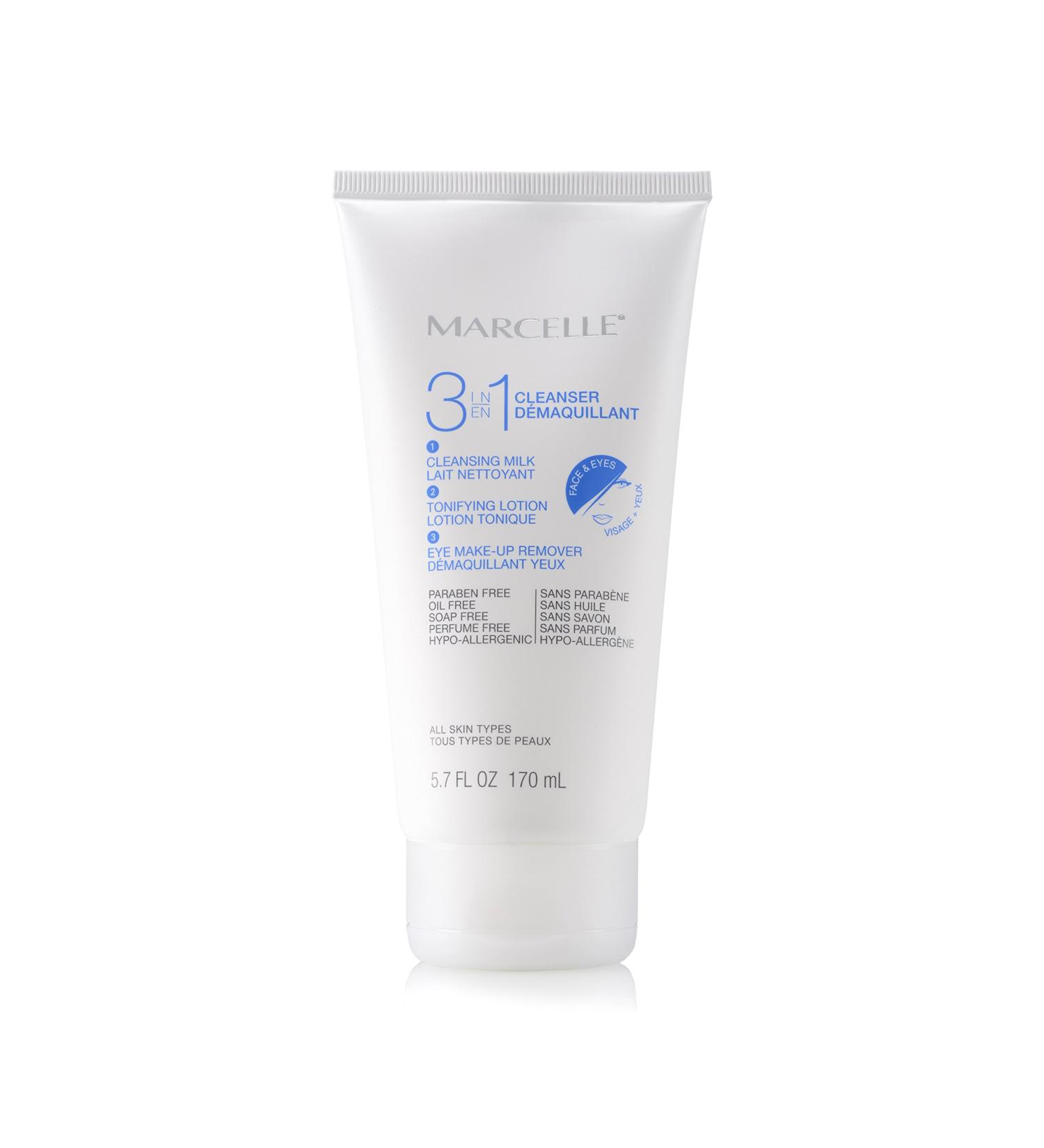 Marcelle 3-in-1 Cleanser Hypoallergenic and Fragrance-Free 5.7 fl oz