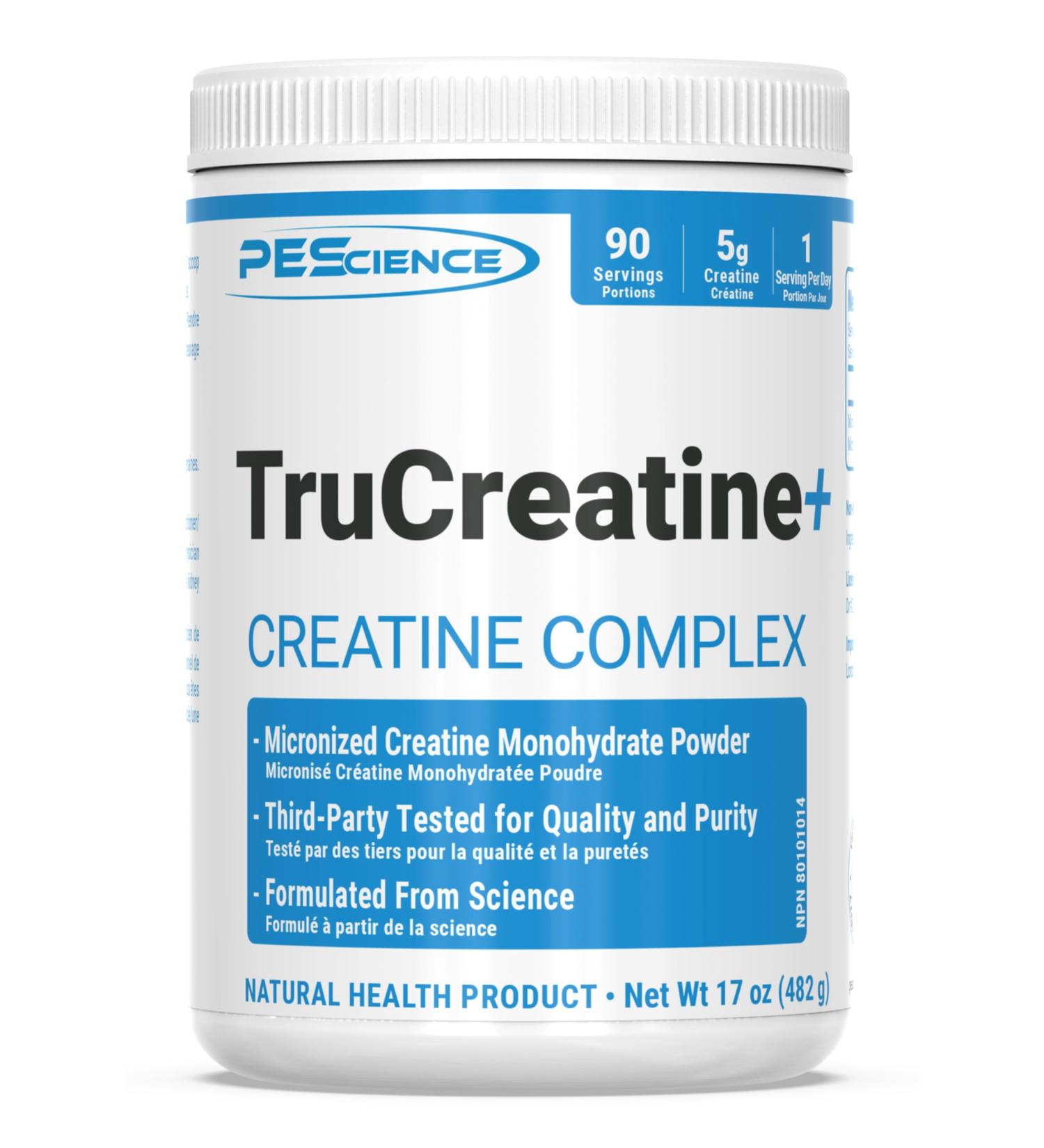 PEScience Trucreatine+ Powder Premium Creatine Monohydrate 90 Servings