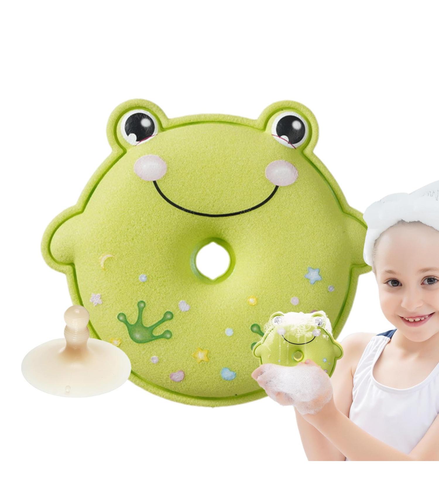 Wontool Shower Ball for Kids - Scrubber Ball for Shower Bath | Honeycomb Design Bathing Accessories for Travel Hotel Bathroom Home and Dormitory Green - Buy Online on SooperMarket.com