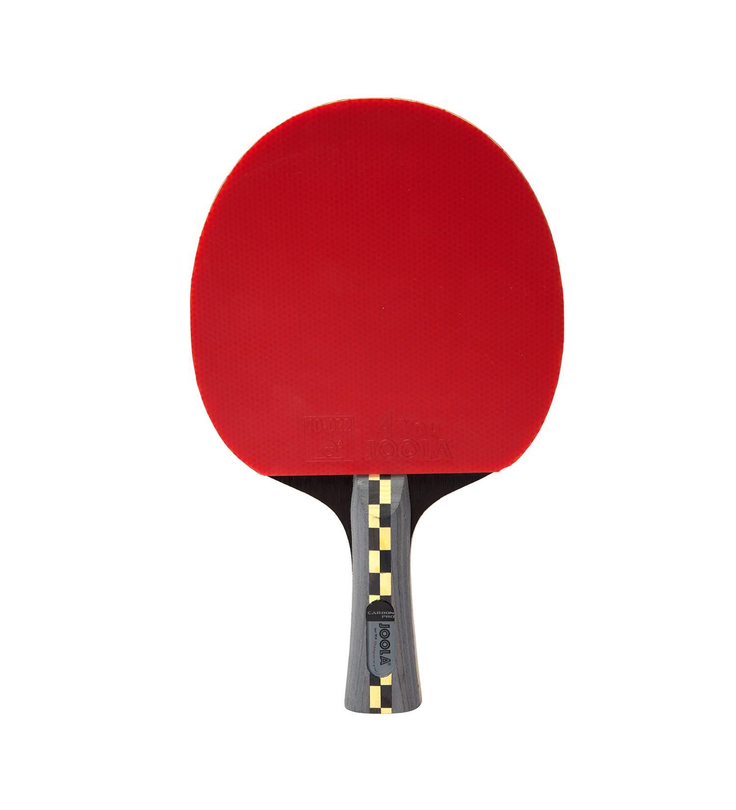 JOOLA Carbon Pro Ping Pong Paddle with Carbonwood Technology & Red/Black Rubber - Professional Table Tennis Racket for Speed - Buy Online on SooperMarket.com