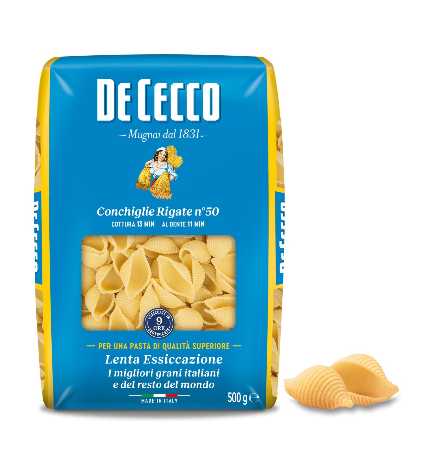 De Cecco Conchiglie 500g Single - Buy Online on SooperMarket.com