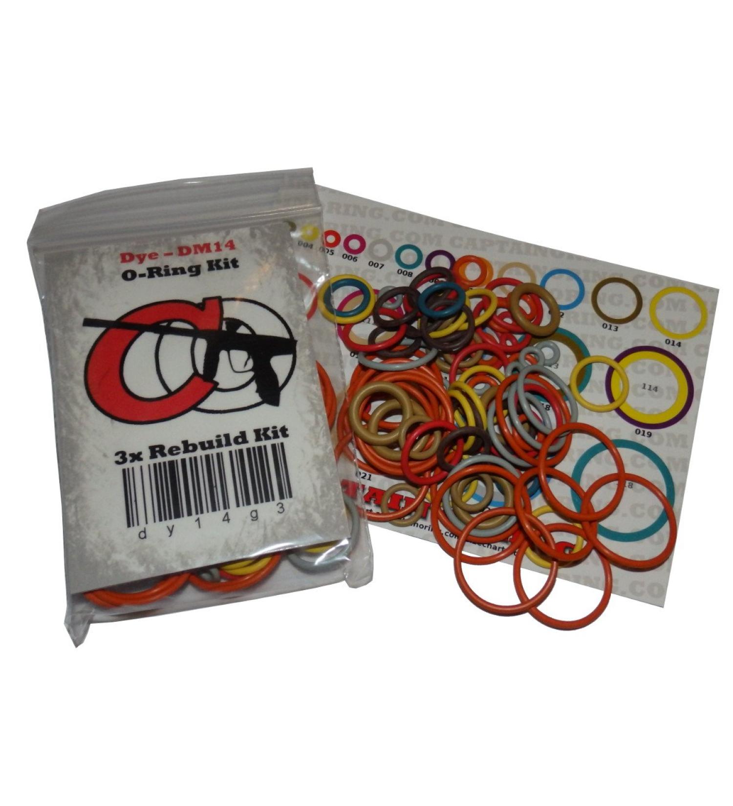 Bob Long G6R Gen6 Color Coded 3X Oring Rebuild Kit by Captain O-Ring - Buy Online on SooperMarket.com