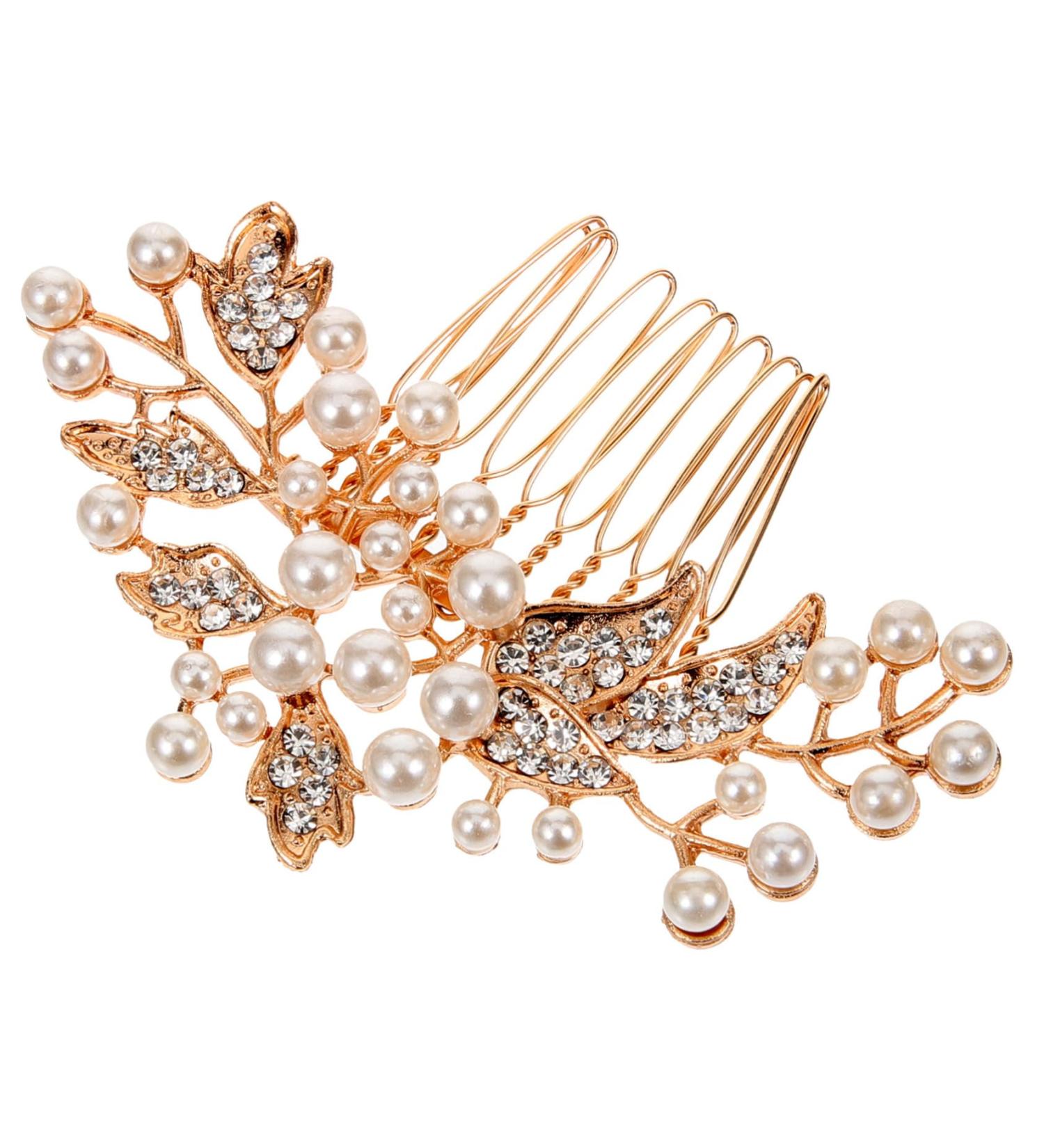 PLAFOPE Pearl Hair Side Comb Wedding Hair Side Comb Bridal Hair Accessories Hair Side Comb for Women Wedding Hair Accessories for Bride Bridal Hair Side Comb Bride Hair Side Comb Hair Comb - Buy Online on SooperMarket.com