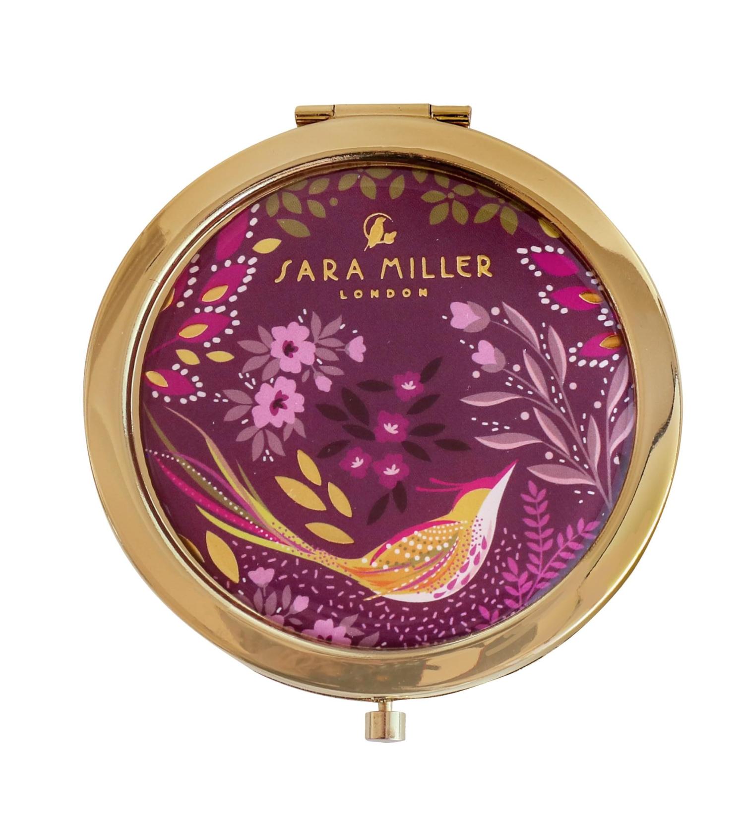 Sara Miller Havelli Garden Compact Mirror - Exquisite Floral Design - Buy Online on SooperMarket.com