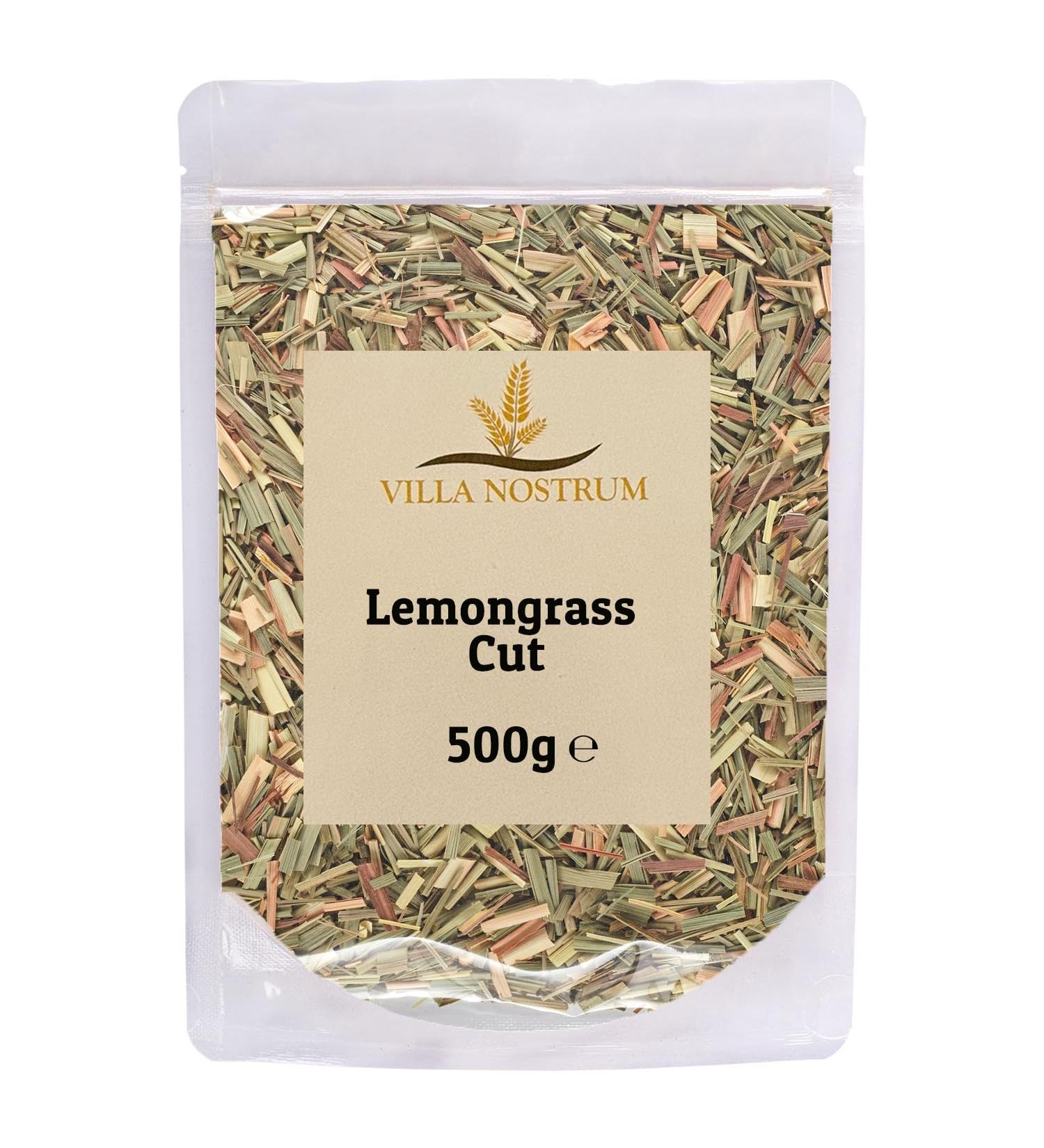 Dried Lemongrass Cut 500g by Villa Nostrum