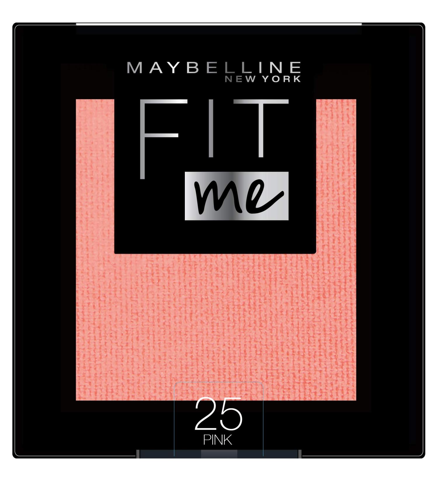 Maybelline New York Fit Me! Blush 25 Pink 5 gram 25 Pink 5 g (1 pack)