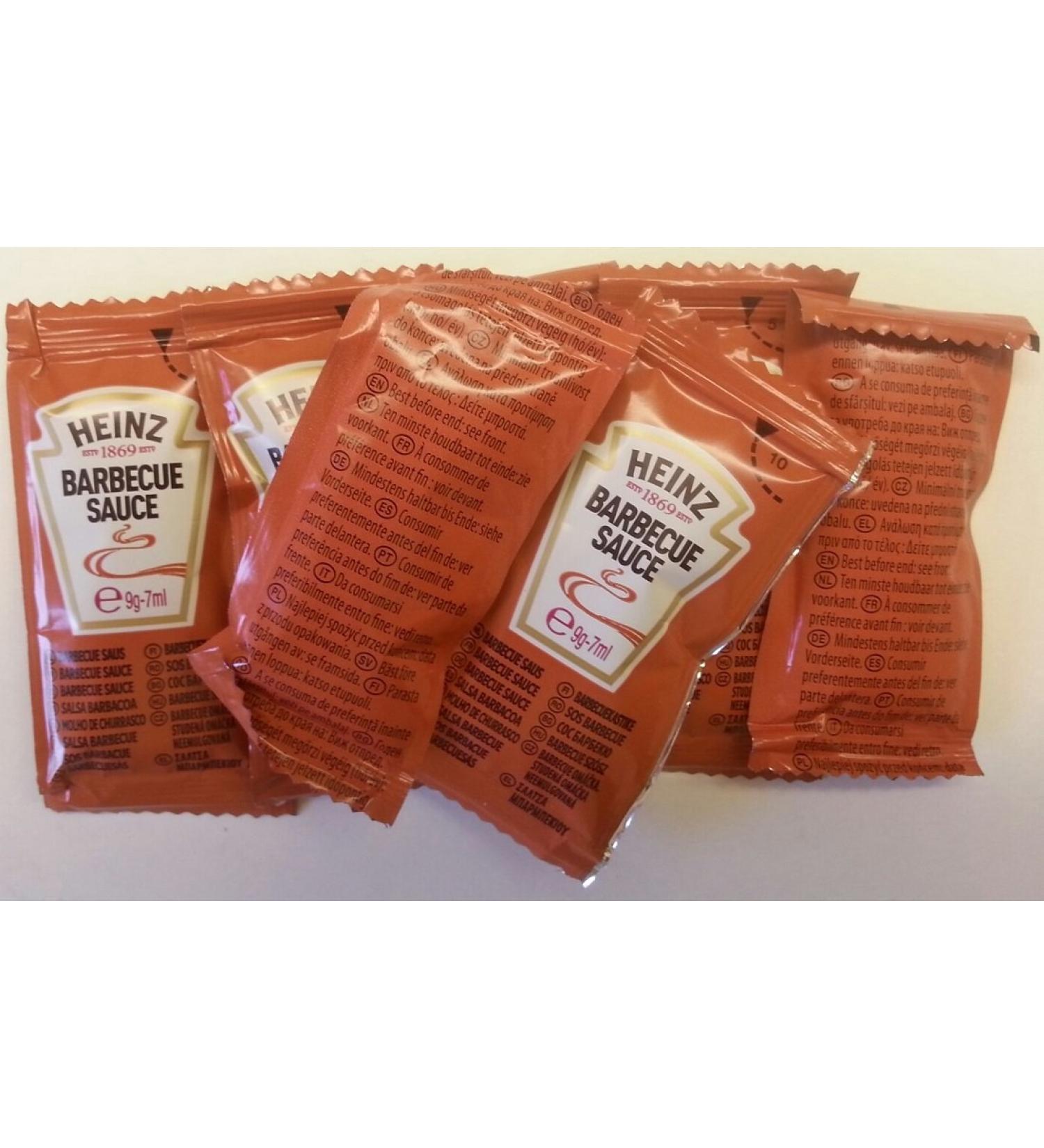 12 x Heinz Barbecue Sauce - Individual Sachets