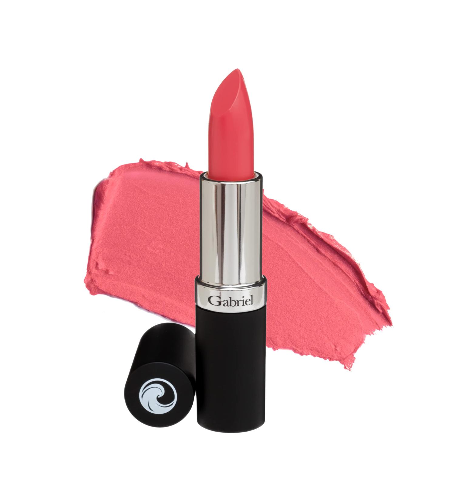 Gabriel Cosmetics Sheer Rose Lipstick - Natural, Paraben-free, Vegan | Long Lasting Lip Color with Jojoba Seed Oil & Aloe - 0.13 oz - Buy Online on SooperMarket.com