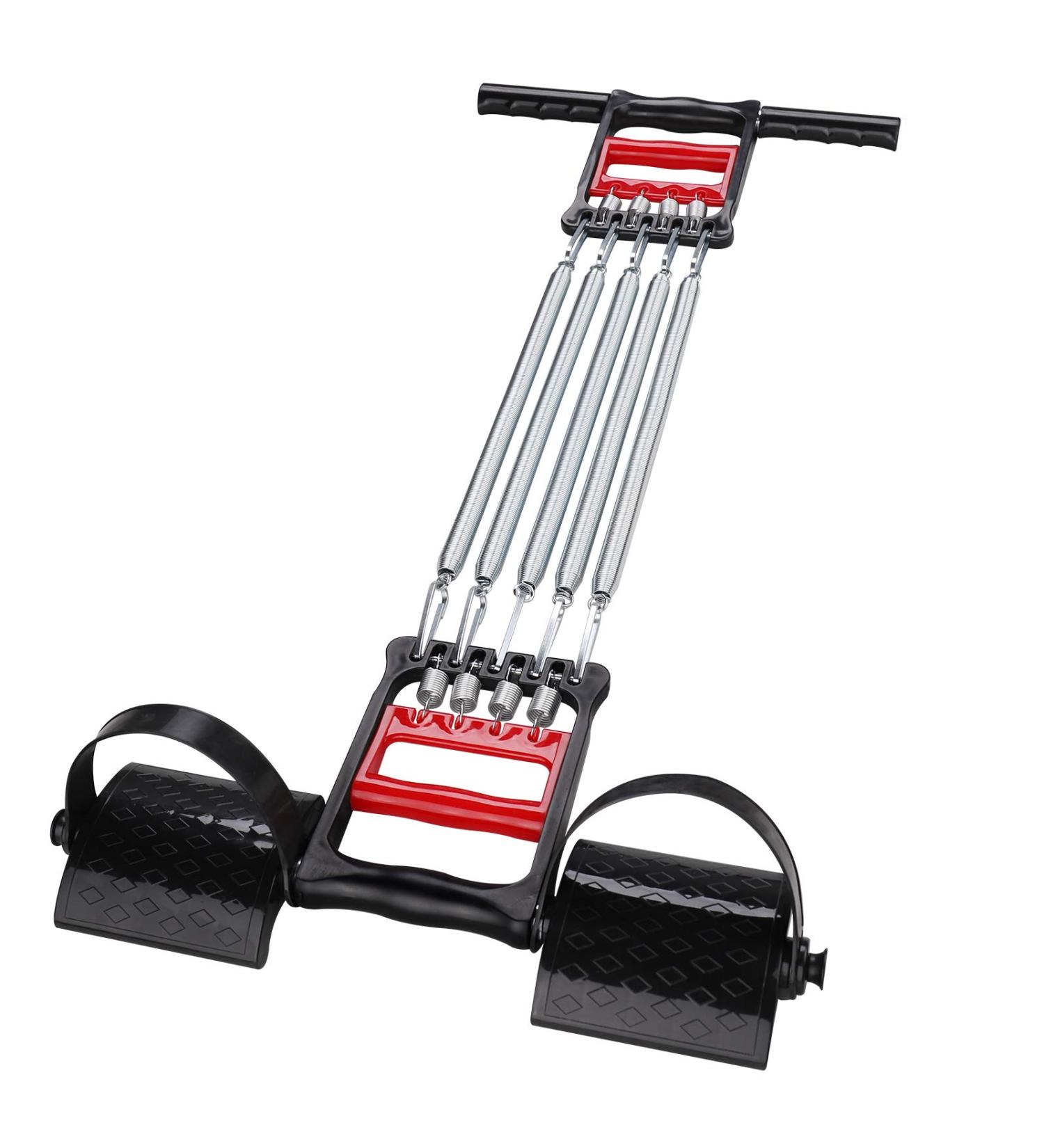 Zocipro 3-in-1 Breast Expander - Multi-Functional Chest Muscle Trainer for Men & Women | Elastic Foot Pedal Fitness Trainer for Crunches - Buy Online on SooperMarket.com
