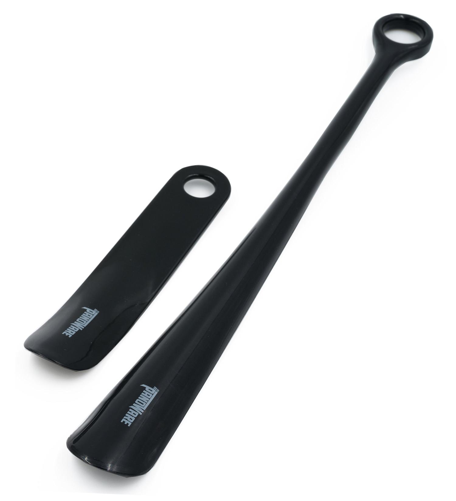 Panoware Set of 2 Extra Long Handle Shoe Horn and Travel Shoe Horn - Black - Buy Online on SooperMarket.com