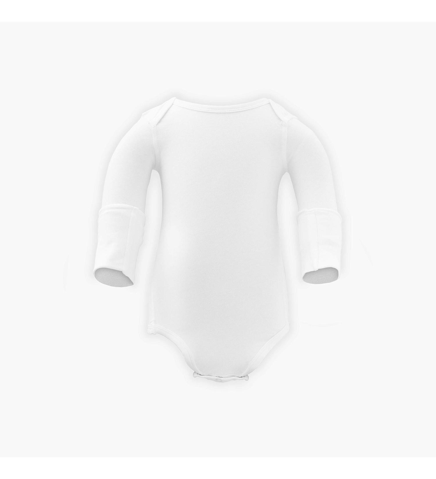 Unisex Baby Long Sleeve Bodysuit: Soothes Eczema, Moisturizes Dry Skin, Reduces Itching | Skincare Clothing with Foldable Mittens 12-18 - Buy Online on SooperMarket.com