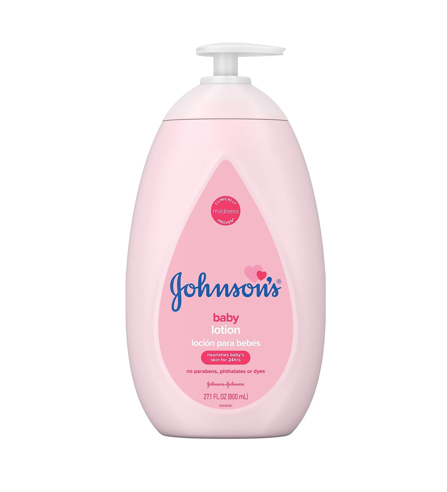Johnson's Baby Lotion with Coconut Oil - 27.1 fl. oz | Hypoallergenic, Paraben-Free, Gentle Hydration - Buy Online on SooperMarket.com