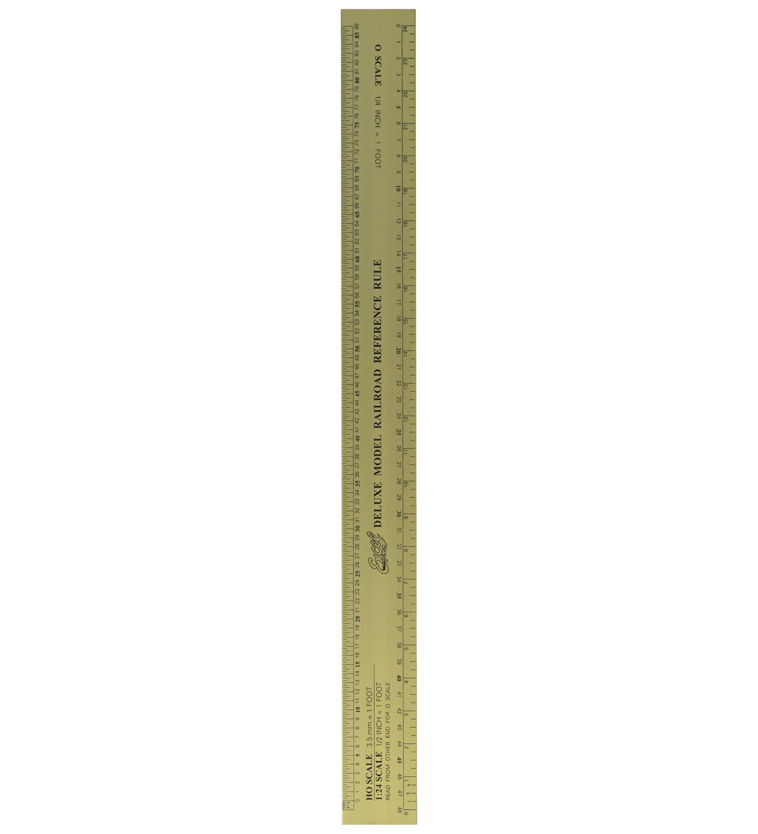Excel Deluxe Model Railroad Reference ruler