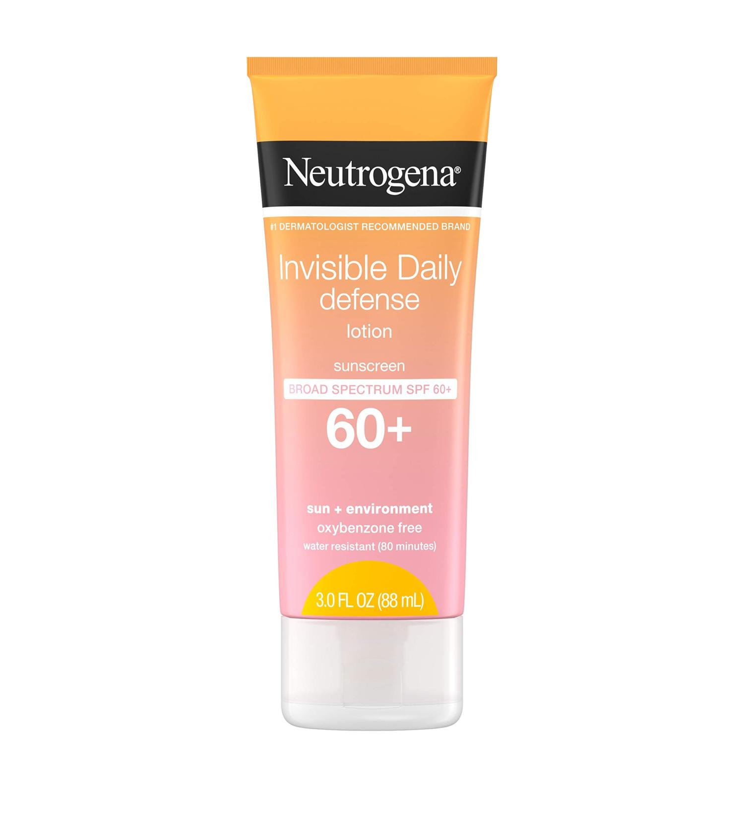 Neutrogena Invisible Daily Defense Sunscreen Lotion SPF 60+ | 3 fl oz - Ultimate UV Protection - Buy Online on SooperMarket.com