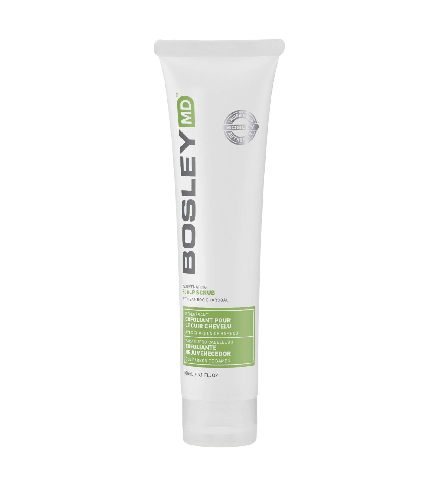 Bosley Rejuvenating Scalp Scrub with Bamboo Charcoal 5.1 fl oz (150 ml)
