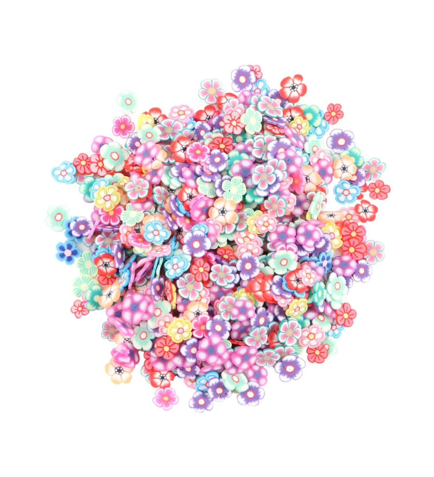 Healeved 1000pcs Nail Beauty Accessories Butterfly Clay Bead Decked Fruit Slices Nail Decorations for Nail Art Polymer Clay Slices for Nail Claeys Cell Phone Accessories Manicure Tool - Buy Online on SooperMarket.com