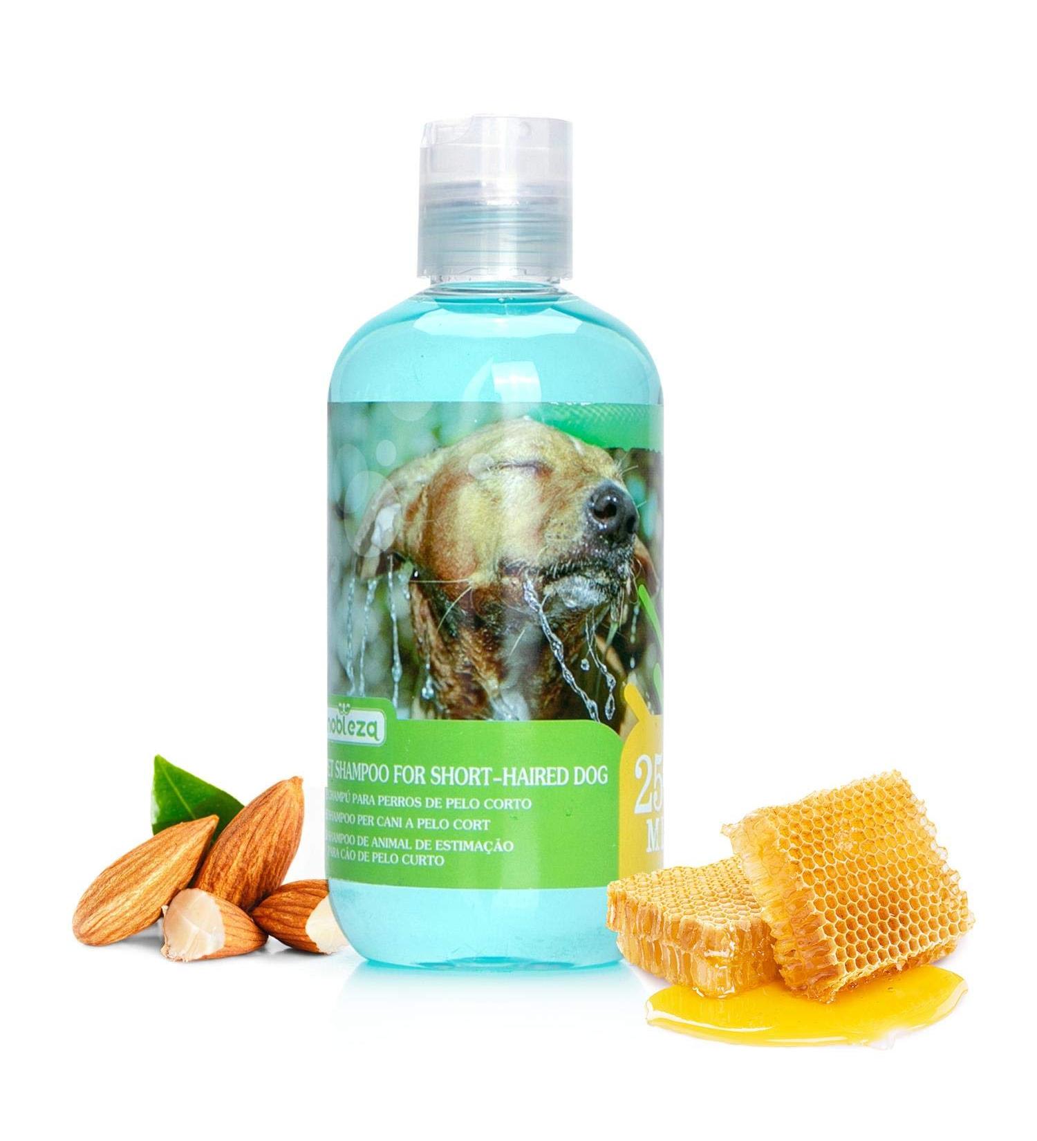 Nobleza Puppy Shampoo - Mild Almond & Honey - Itch Relief for Short-Haired Dogs (250ml) | Ideal for French Bulldogs & Pugs - Buy Online on SooperMarket.com