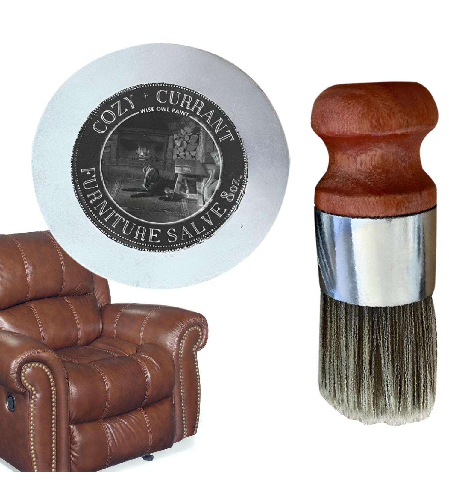 Furniture Salve For Leather Leather Furniture Salve And Brush Leather Scratch Remover Leather Restorer For Couches Multipurpose Cleaner And Polish Furniture Salve For Wood - Buy Online on SooperMarket.com