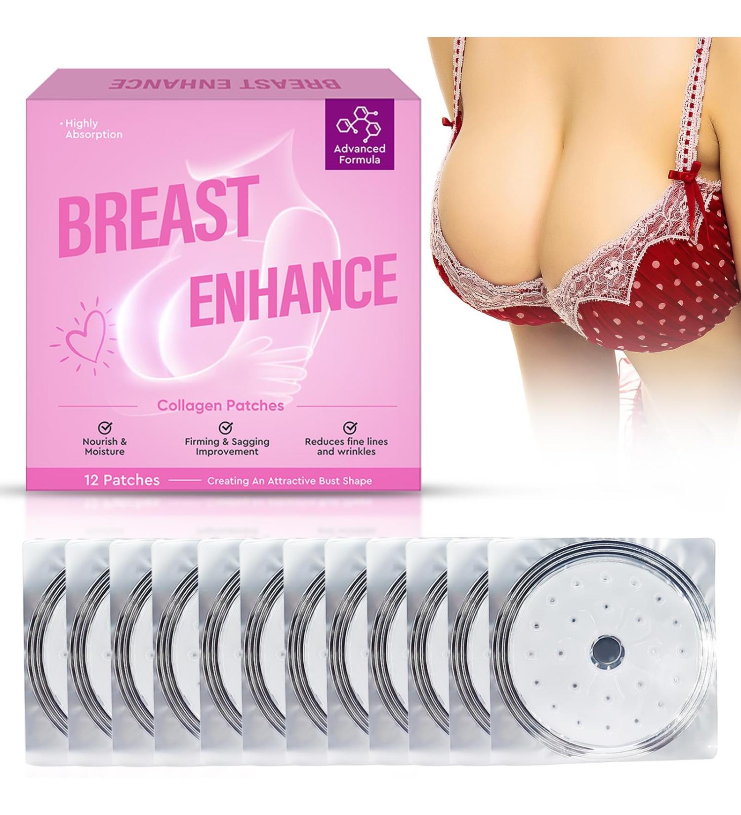 Breast Enhancement Patch - Moisture Firming Pink Stickers for Uplift & Enlargement | International Shipping Available - Buy Online on SooperMarket.com