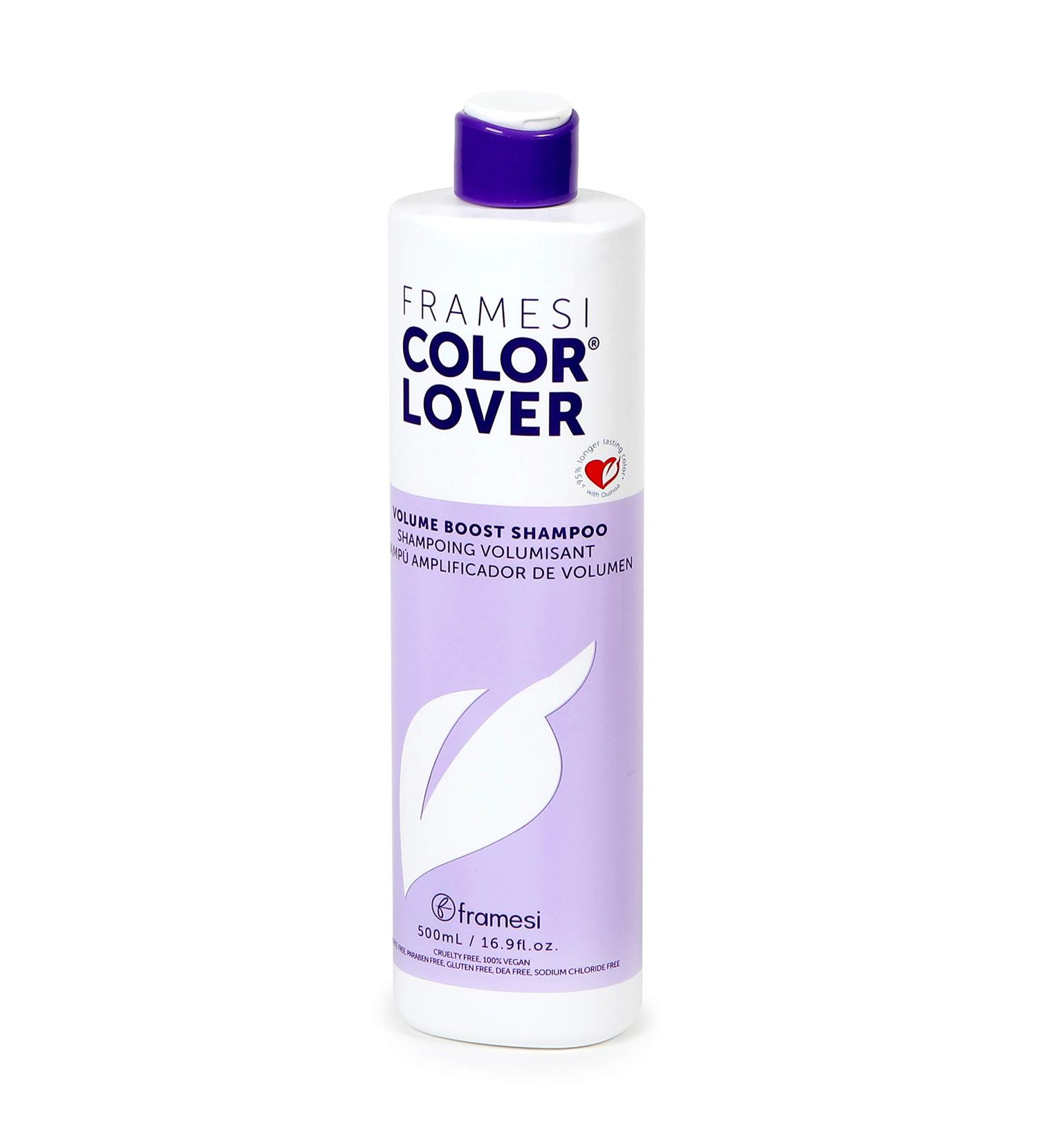 Framesi Color Lover Volume Boost Shampoo 16.9 fl oz - Sulfate Free Shampoo for Color Treated Hair - Buy Online on SooperMarket.com