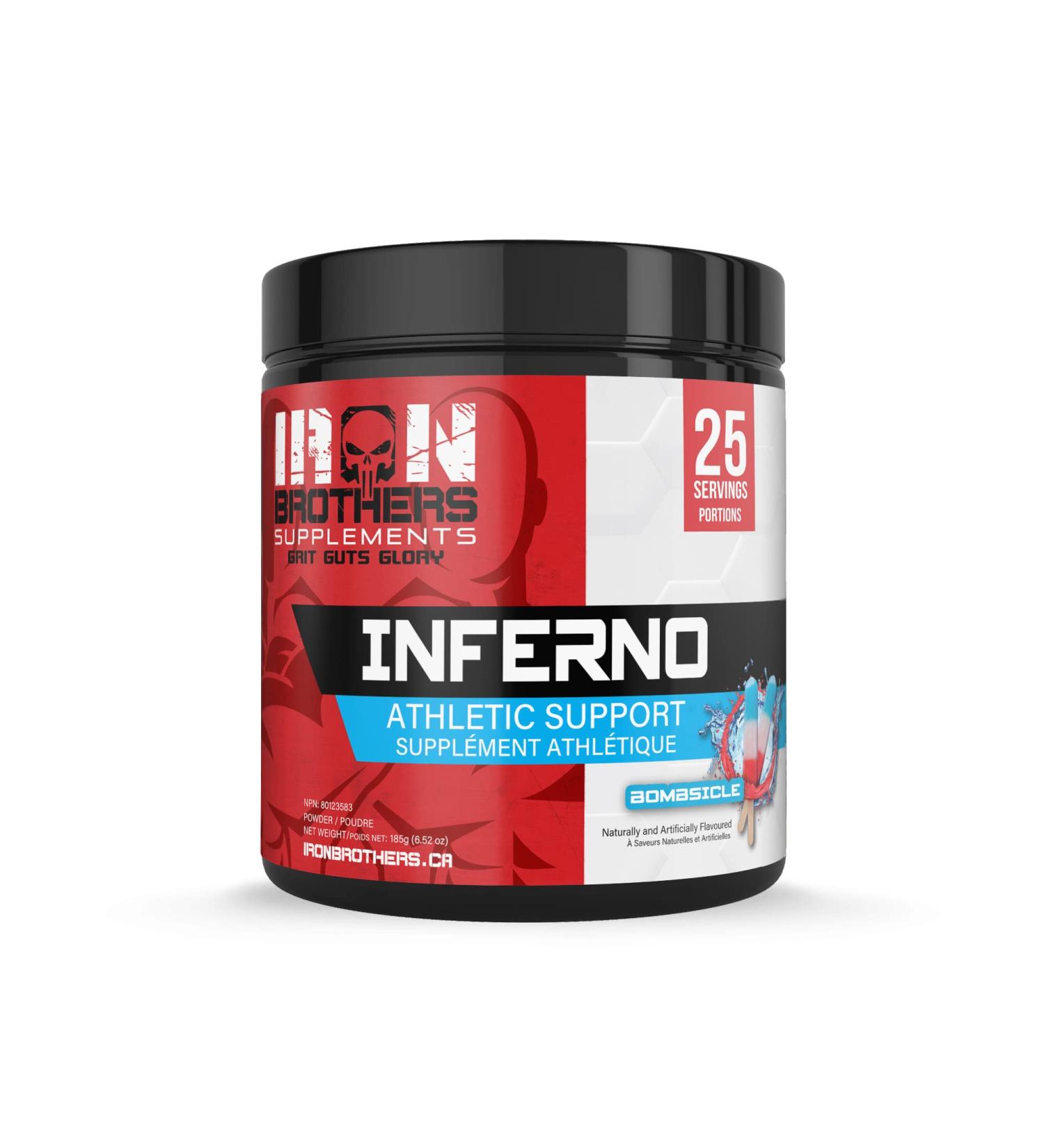 Iron Brothers Supplements - Inferno Weight Loss Supplements for Women & Men | Detox for Weight Loss and Belly Fat Thermogenic Support - Workout Supplement | Help Cognitive Health Increases Energy Bombsicle - Buy Online on SooperMarket.com