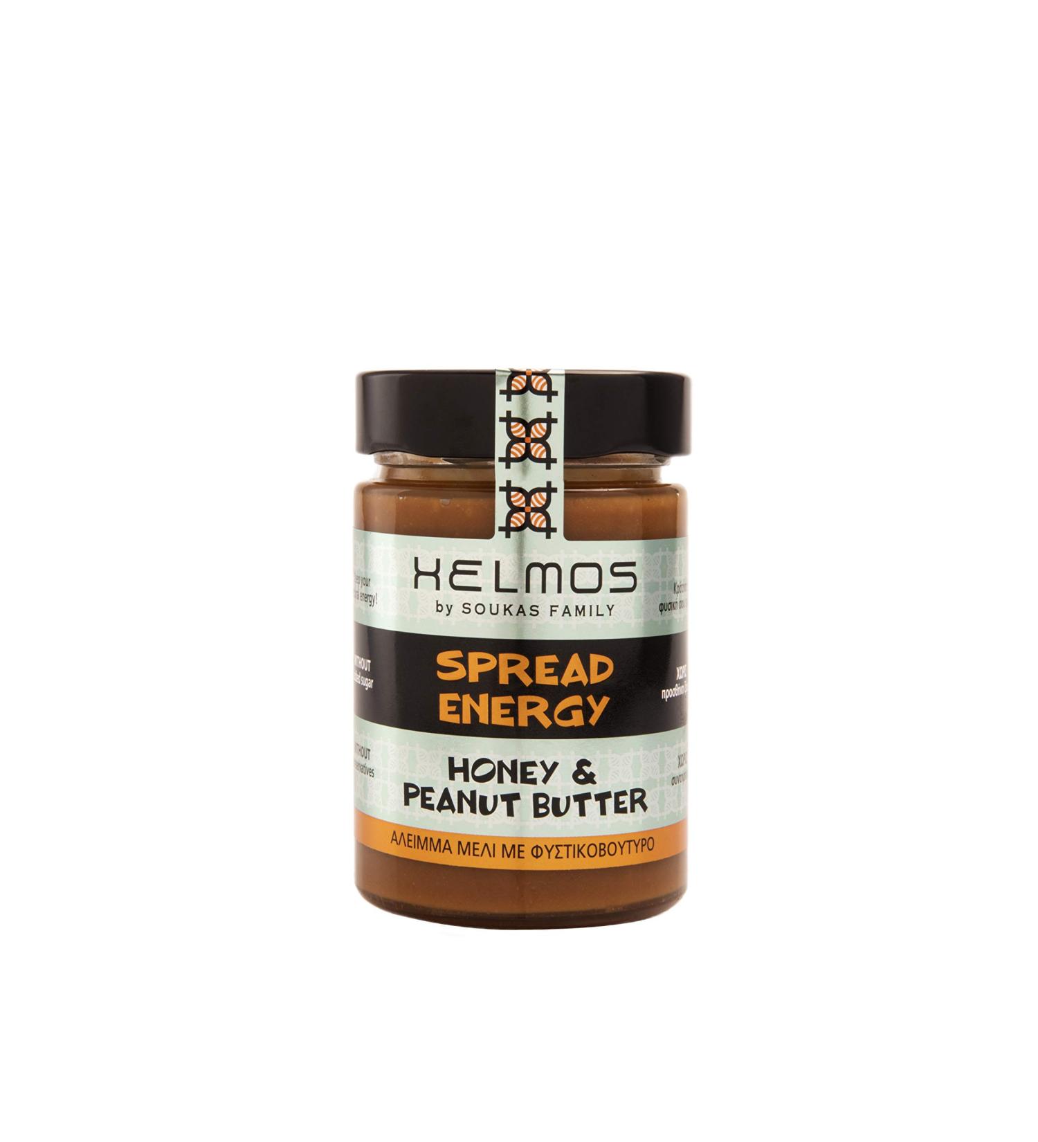 Helmos Greek Honey & Peanut Butter Energy Spread 420gr