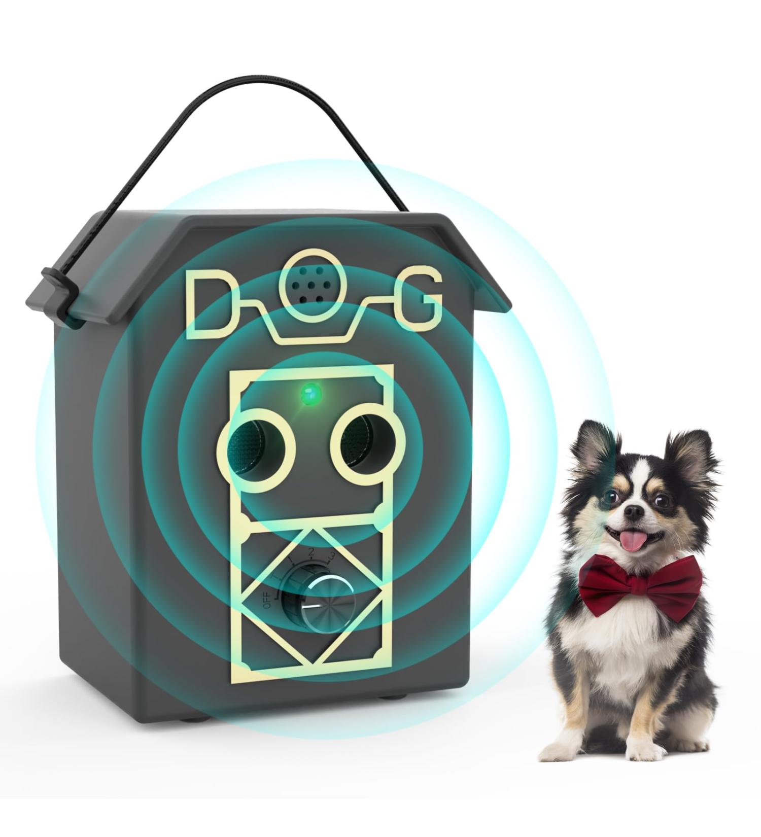 Antibell for Dogs - Ultrasound Anti-Barking Device with 3 Frequency Levels | Safe Training Collar for Small & Large Dogs | 50ft Range | Indoor & Outdoor Use - Buy Online on SooperMarket.com