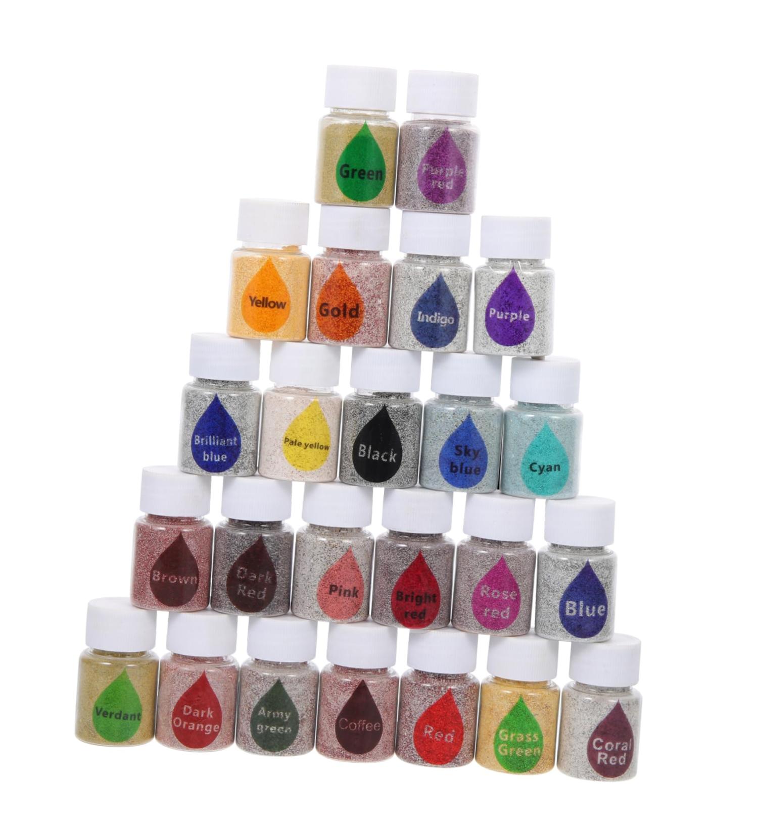 NUOBESTY Textiles Dying Supplies 24pcs Tie Dye Powder Color Powder Cable Tie Aldult Child DIY Tie-dye Pigment - Buy Online on SooperMarket.com
