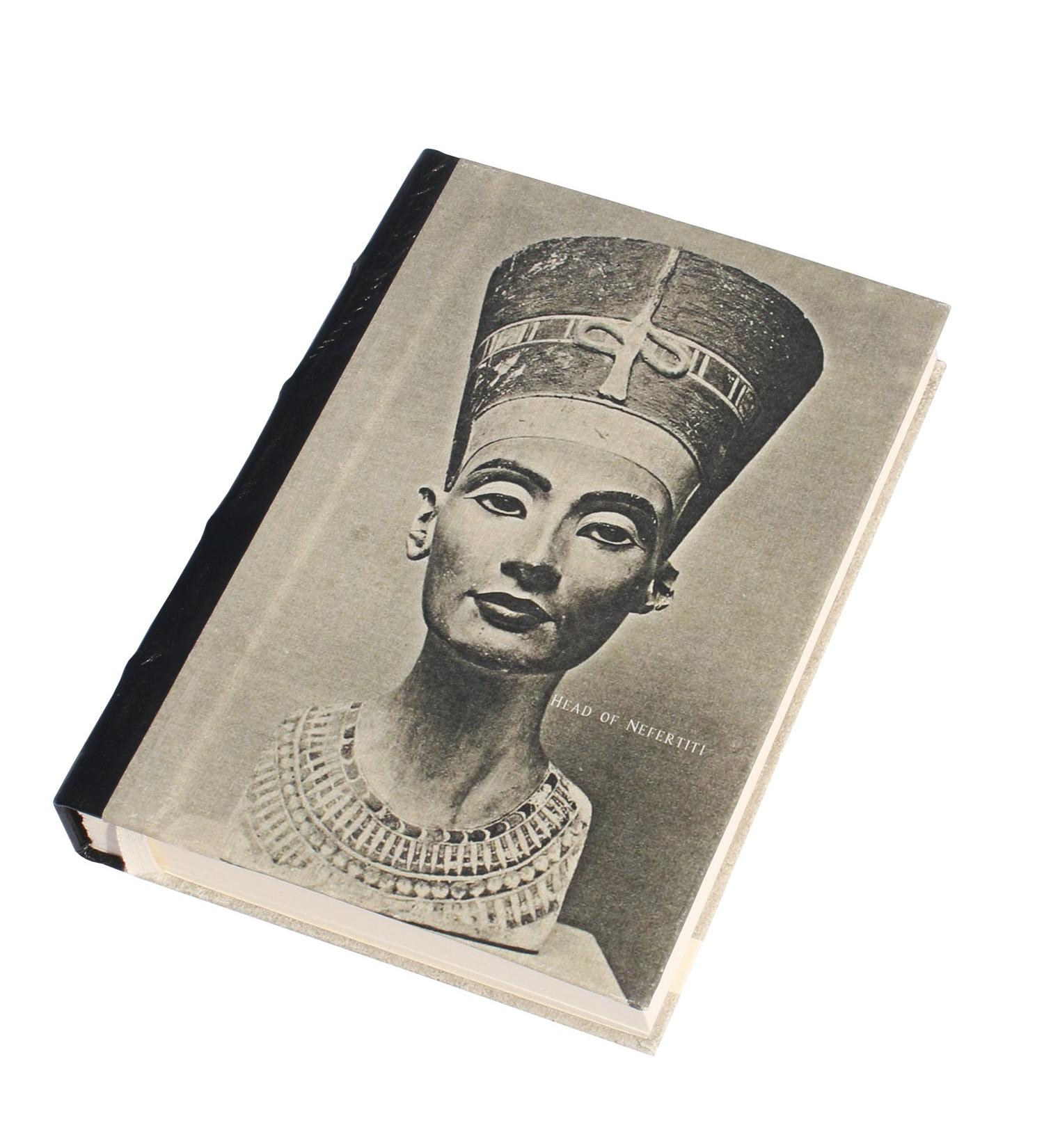 DeKulture Head of Nefertiti Daily Planner - 176 Pages (125gsm) Genuine Leather Spine Eco-Friendly Paper - Luxury Gift for Men & Women - Buy Online on SooperMarket.com