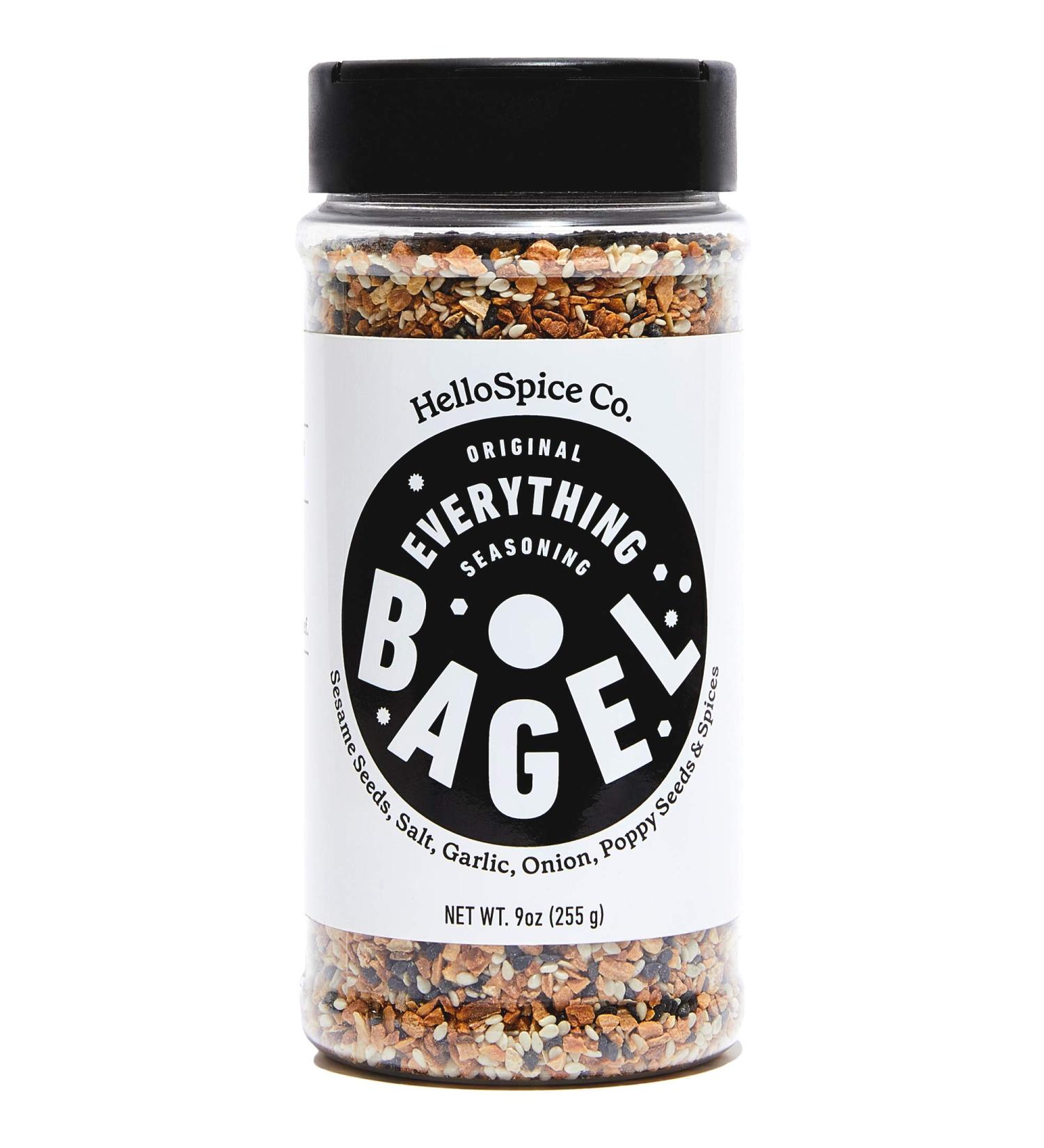 Everything Bagel Seasoning XL 9oz Jar - Sea Salt, Spices, Sesame Seeds, Onion Flakes & Garlic - Gluten Free & Keto - 1 Pack - Buy Online on SooperMarket.com