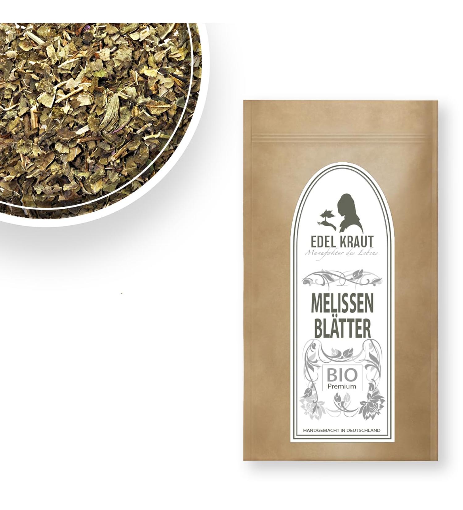 Organic Lemon Balm Tea - Premium 100g Cut Leaves | Best Herbal Tea for Relaxation & Wellness - Buy Online on SooperMarket.com
